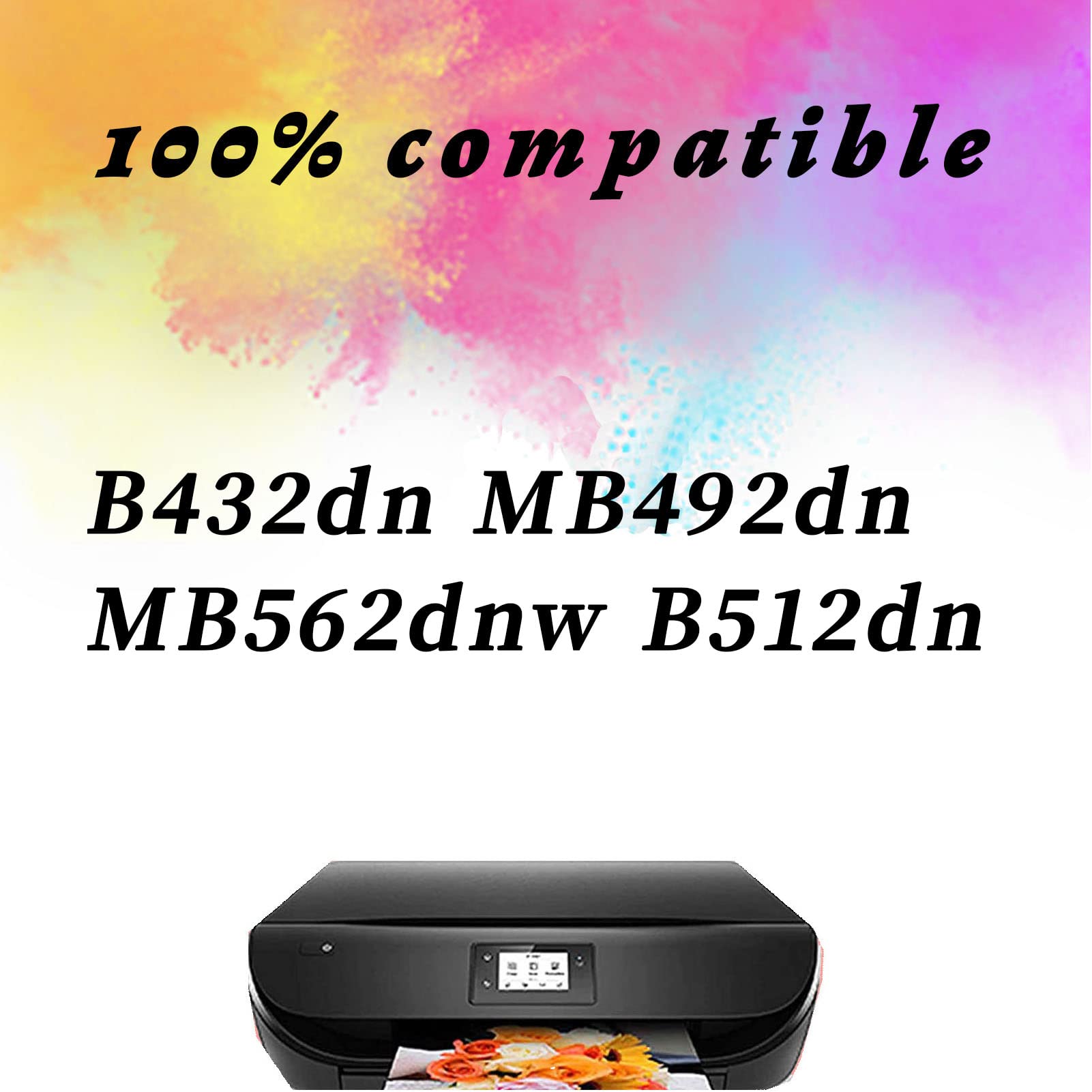 Amazon.co.jp: For OKI B432の互換性のあるトナーカートリッジの交換