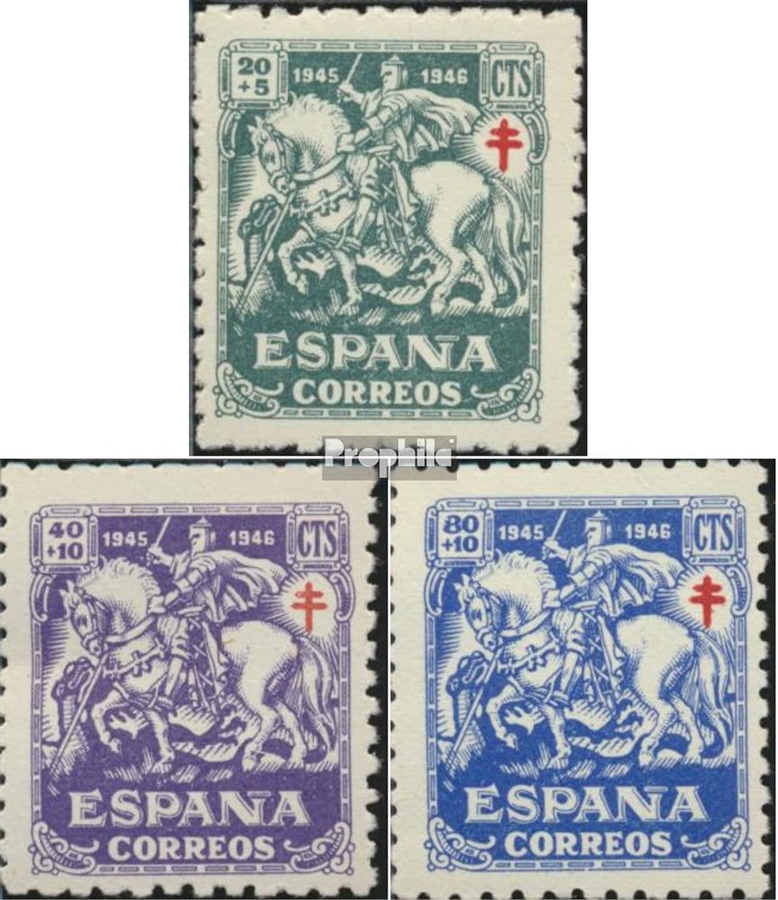 Prophila Collection – Bloc De 3 Timbres France 1946 (742-744) Neufs Avec Gomme Originale – Édition Complète