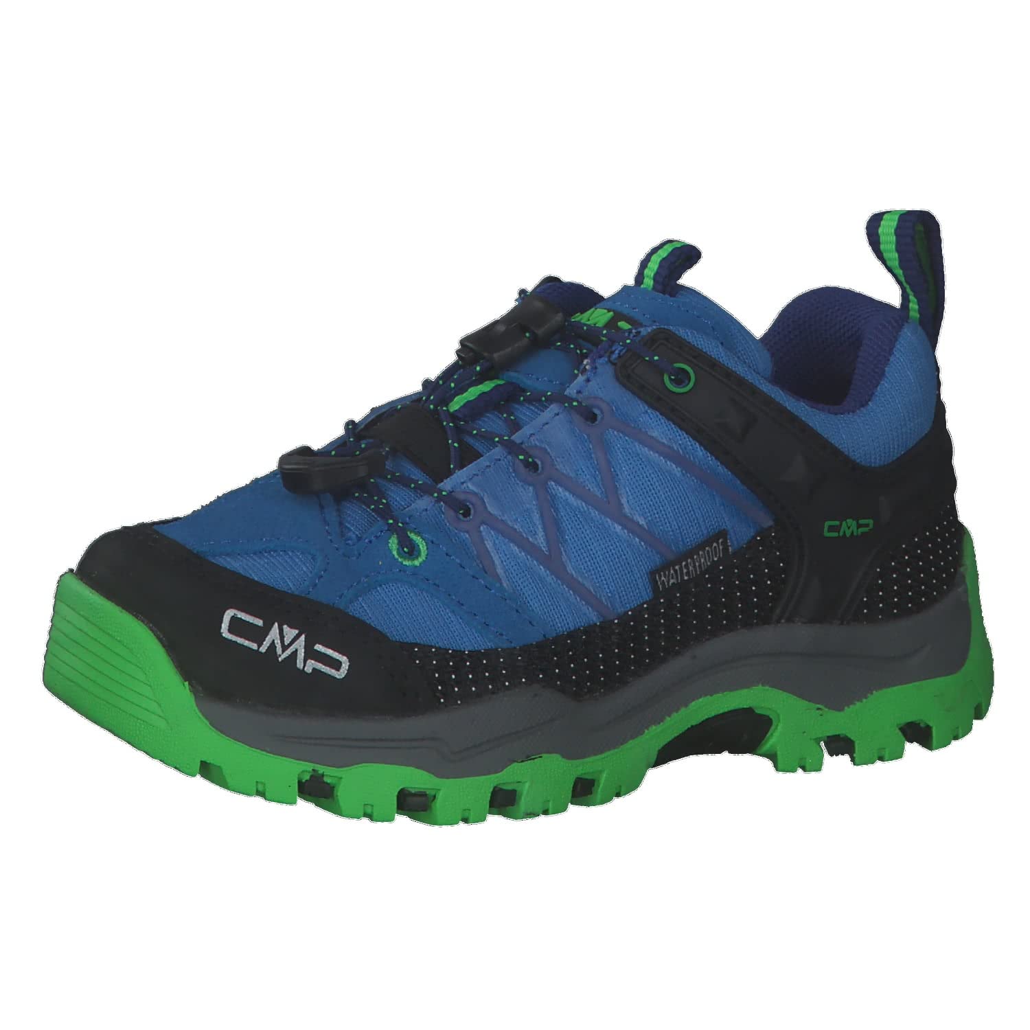 CMP Kids Rigel Low Trekking Shoes WP, Danube Bluish, 11 UK