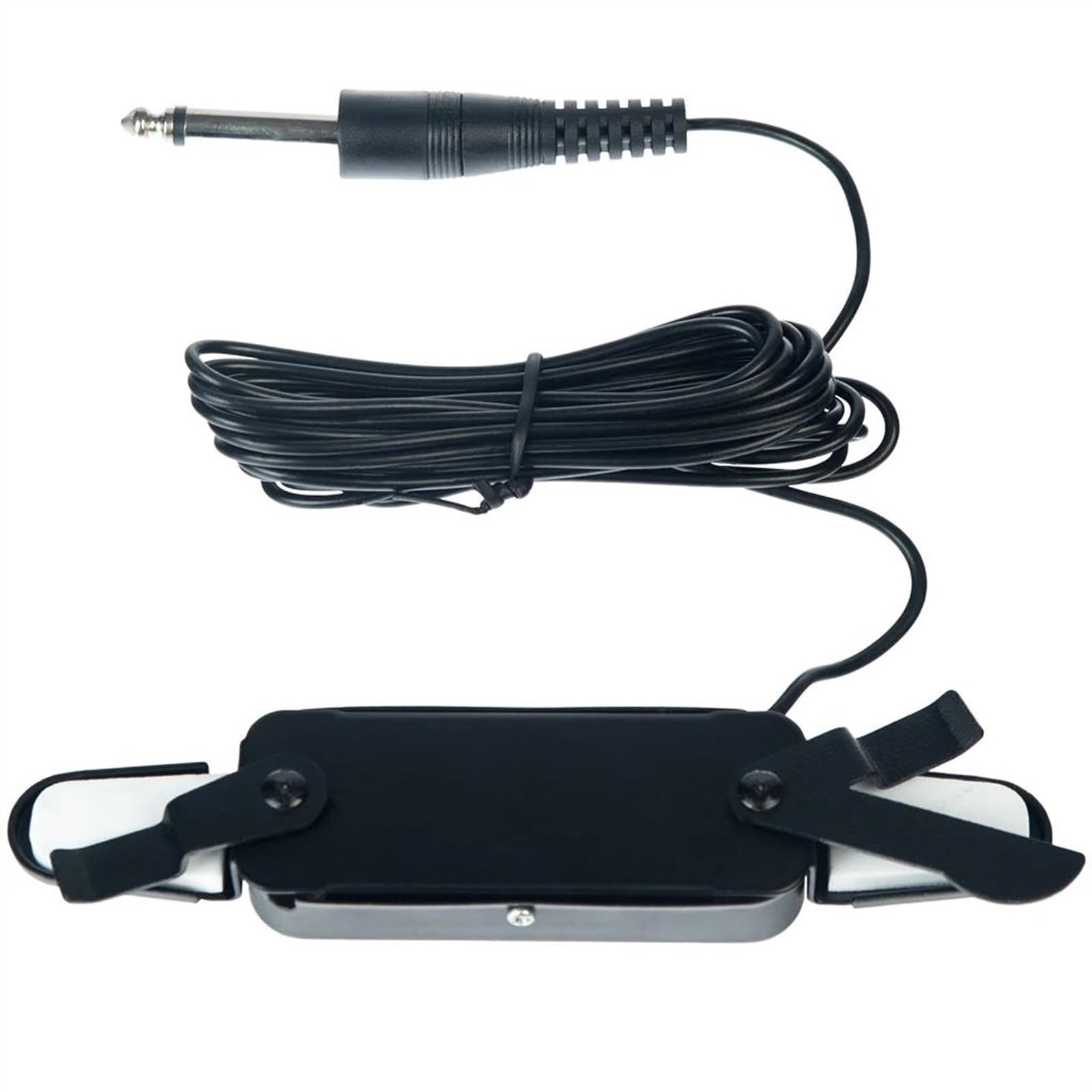 Guitarra Pickups 6.35mm Jack Ingresso Amplificatore Cavo Per Chitarra Acustica Microfono Attivo Foro Sonoro Clip Pickup Pickup professionale per chitarra acustica