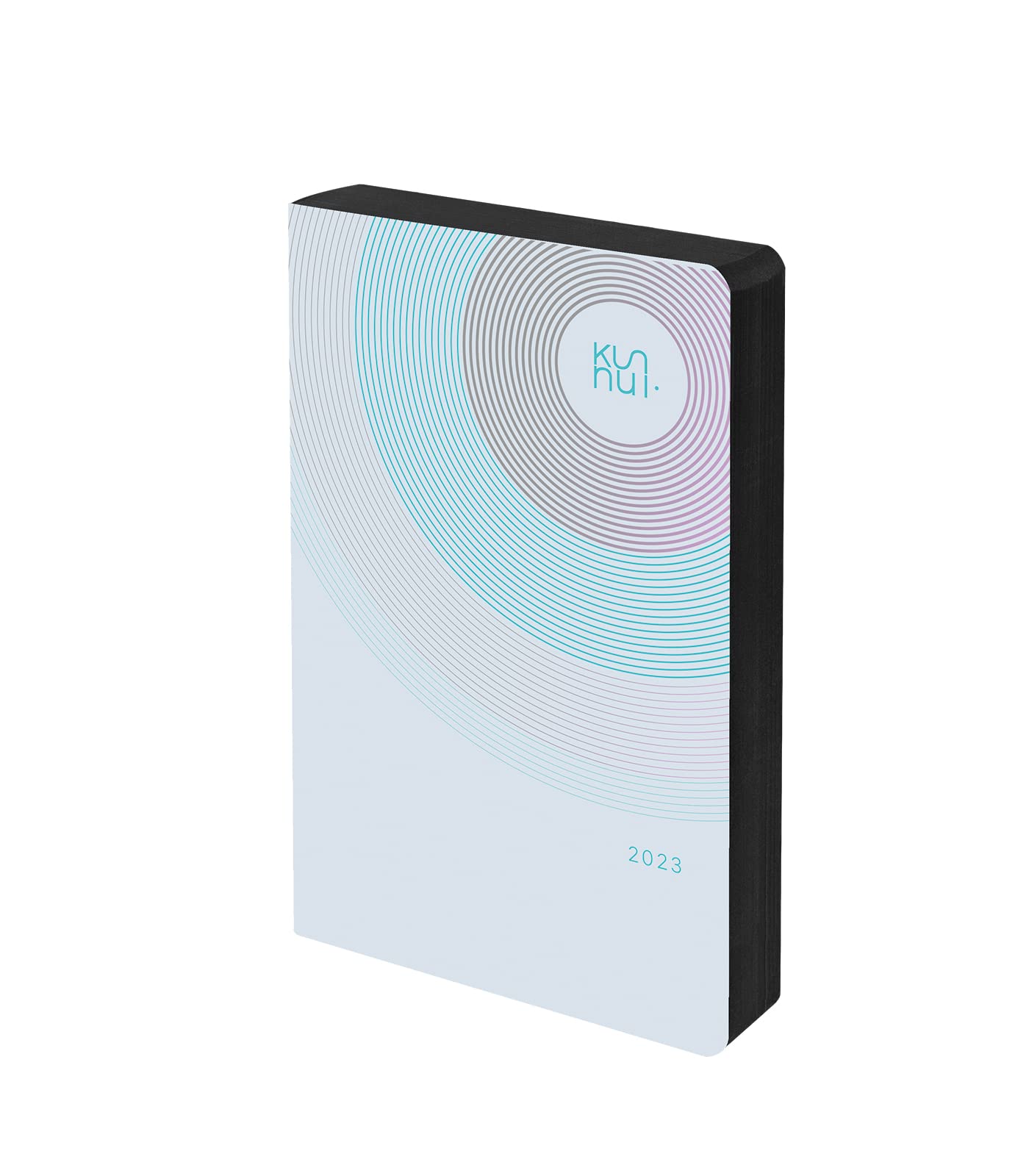 Kunnui, January 2023 December 2023 Agenda, Bonded Leather, Daily Page, Format 15 x 21 (A5), Bilingual: Spanish, English