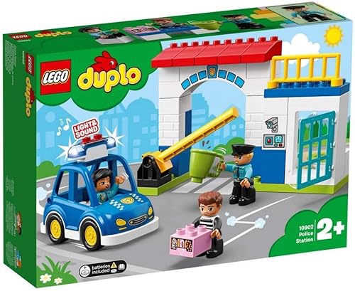 LEGO DUPLO 10902 - Bloques de construcción de estación de policía (38 piezas)