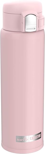 Ion8 CaféStor Leak Proof Insulated Steel Reusable Coffee Cup Flask, 480 ml/16 oz