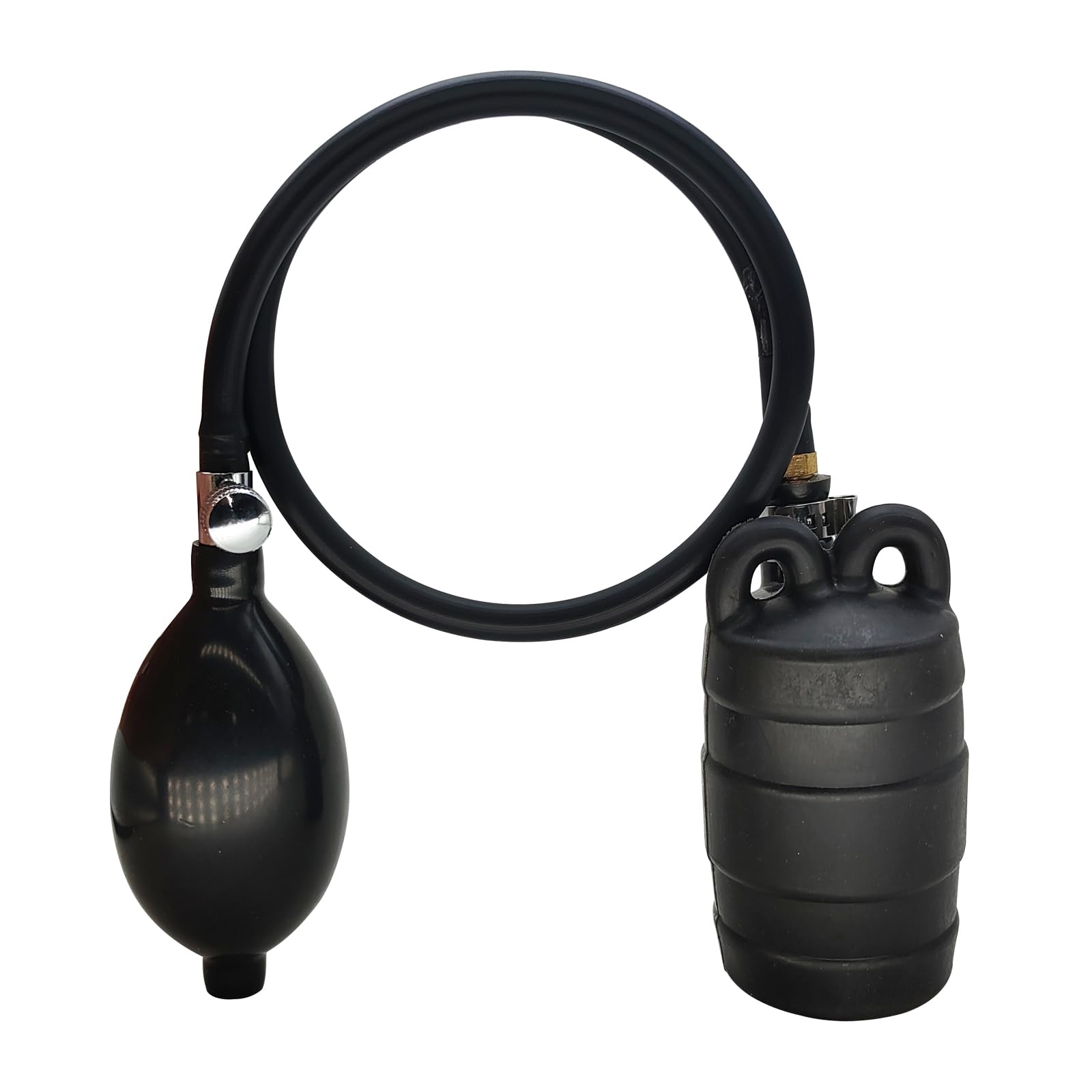 IMJEGEM.Q Sewer Test Plug, Inflatable Pipe Plug, Black, 2 Inches