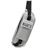 JEMINAL Sling Bag: Diamond-Grid Pattern 4L Light Spacious Crossbody Shoulder Everyday Carry Bag with Quick-adjust Strap - Double Layered Fabric Funny Pack for Men, Women, Travel, Sport (LT GRY)