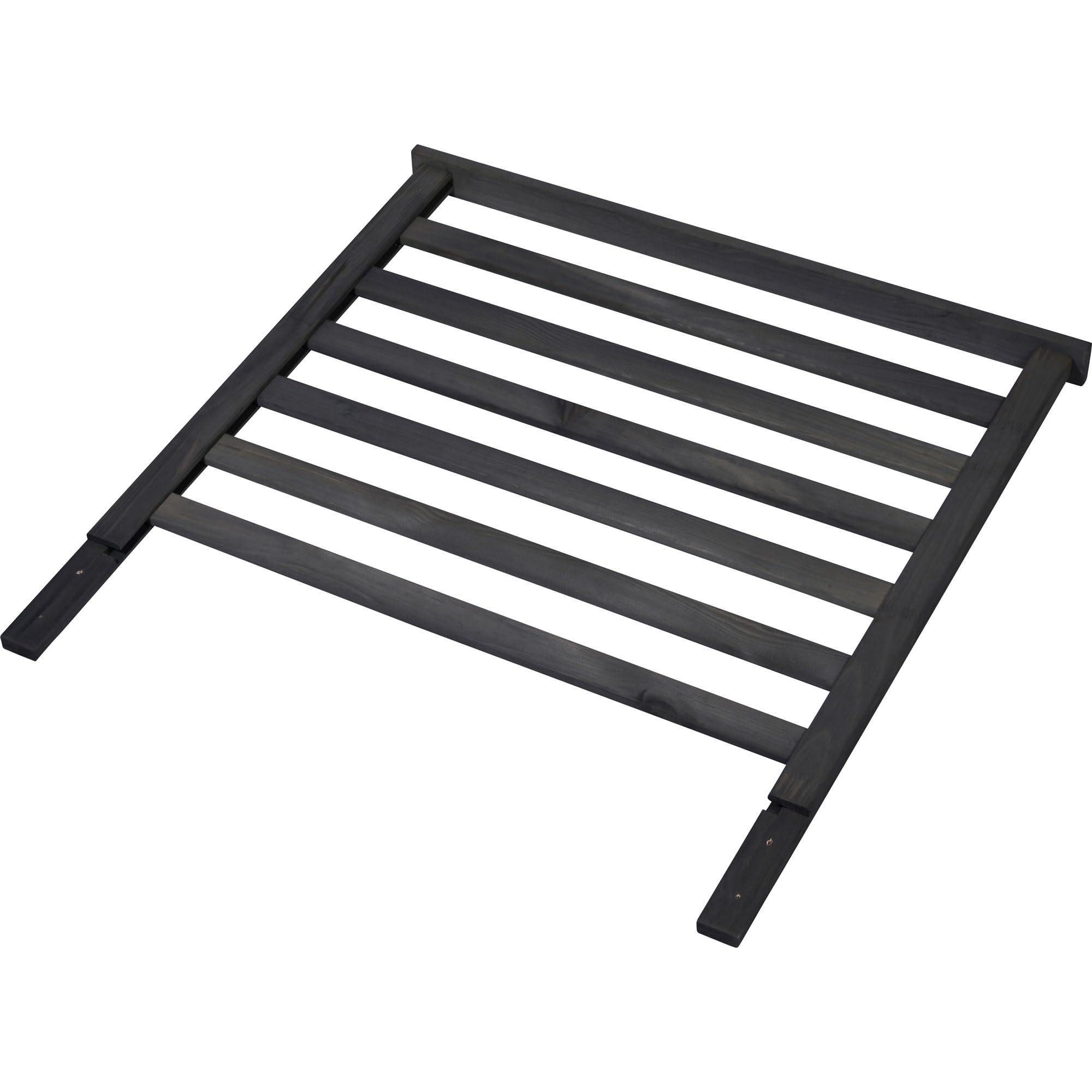 Treillis en bois dobar aménagement potager de balcon et terrasse gris
