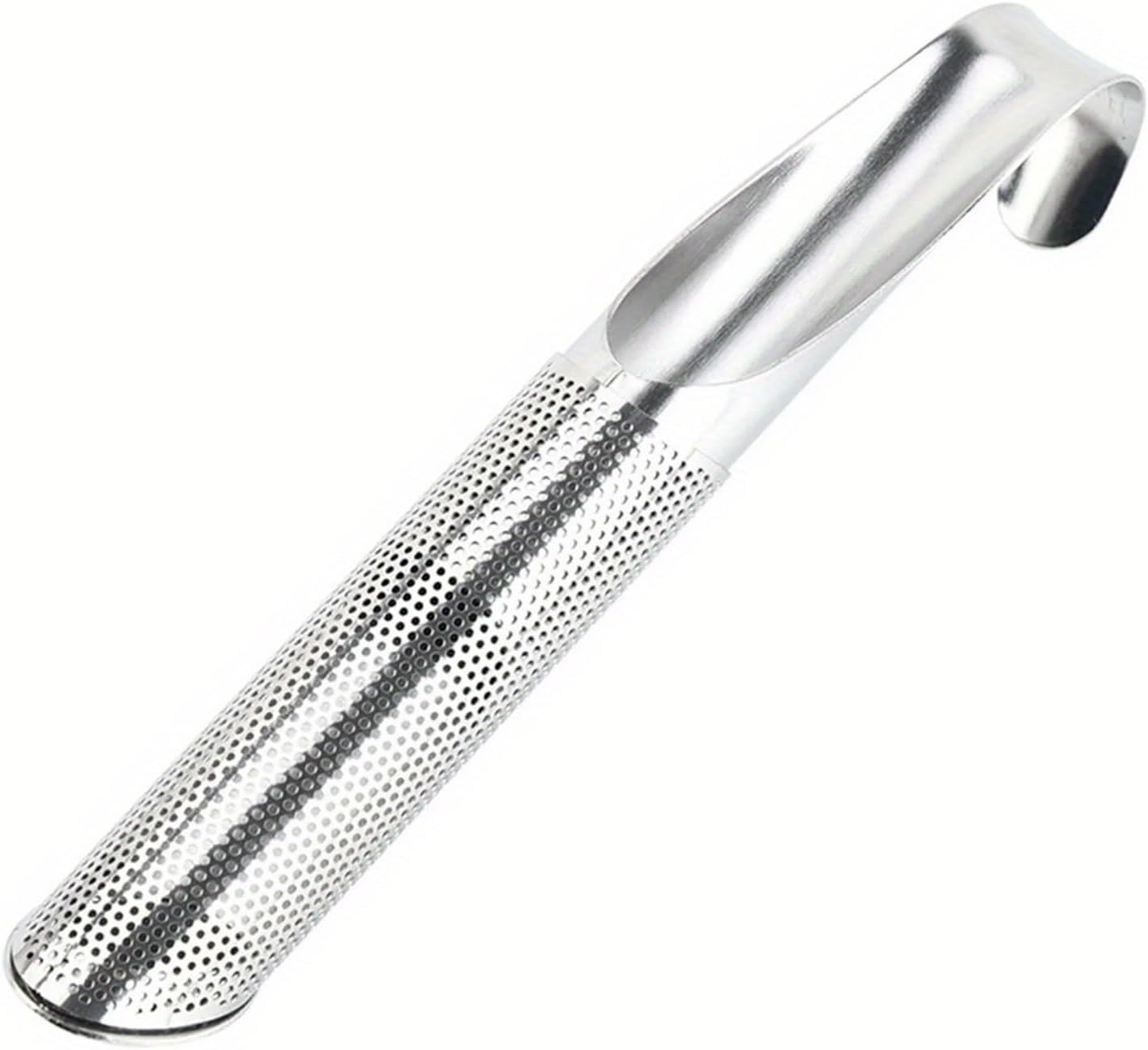 1Pcs Stainless Steel Tea Infuser Pipe Shape Metal Strainer Hanging Filter For Mug Teapot