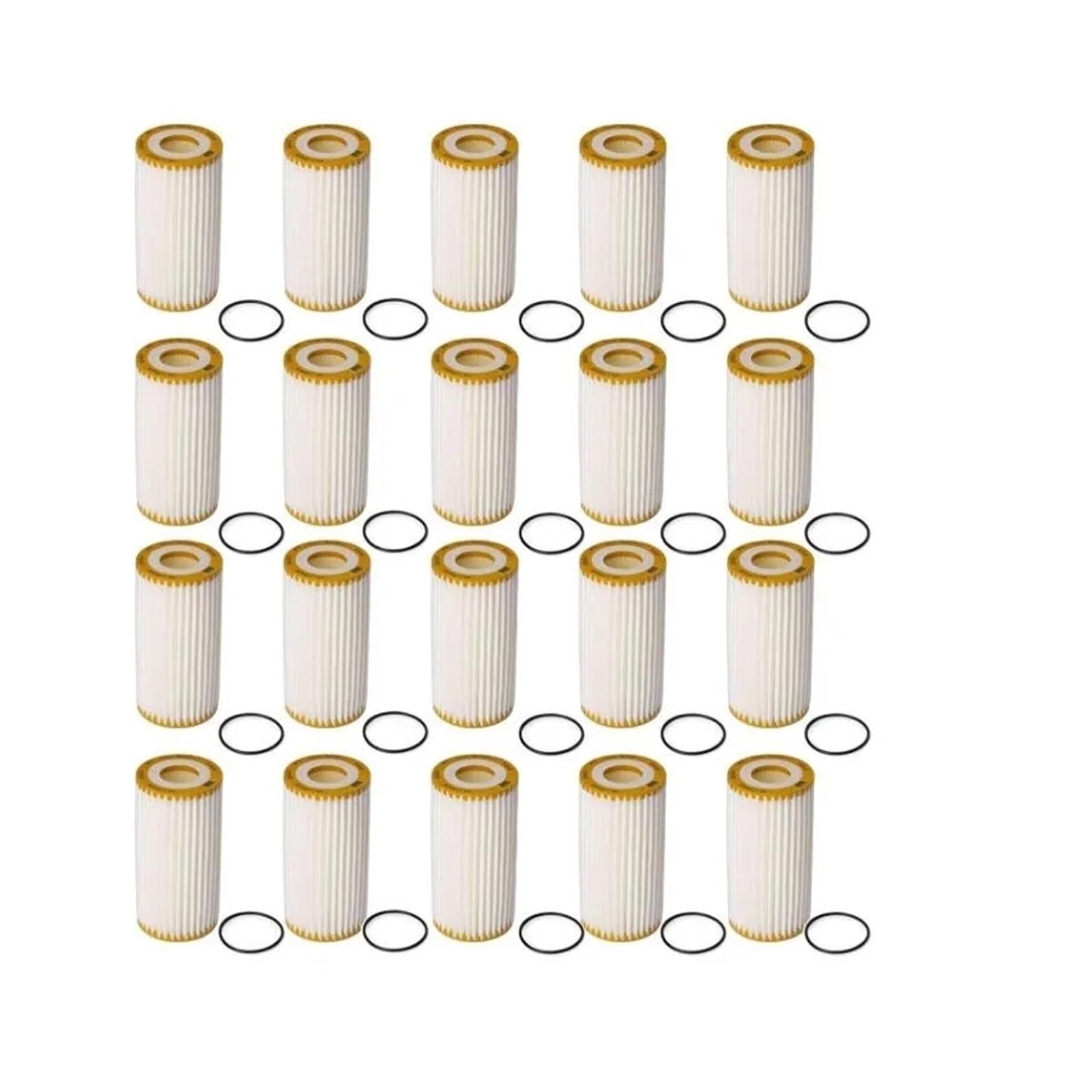 filtro de aceite del motor 20 filtros de aceite aptos para, Golf, A3, A4, A6, S3 y Passat HU-6013-Z, 06L 115 562 B / 06L115562B