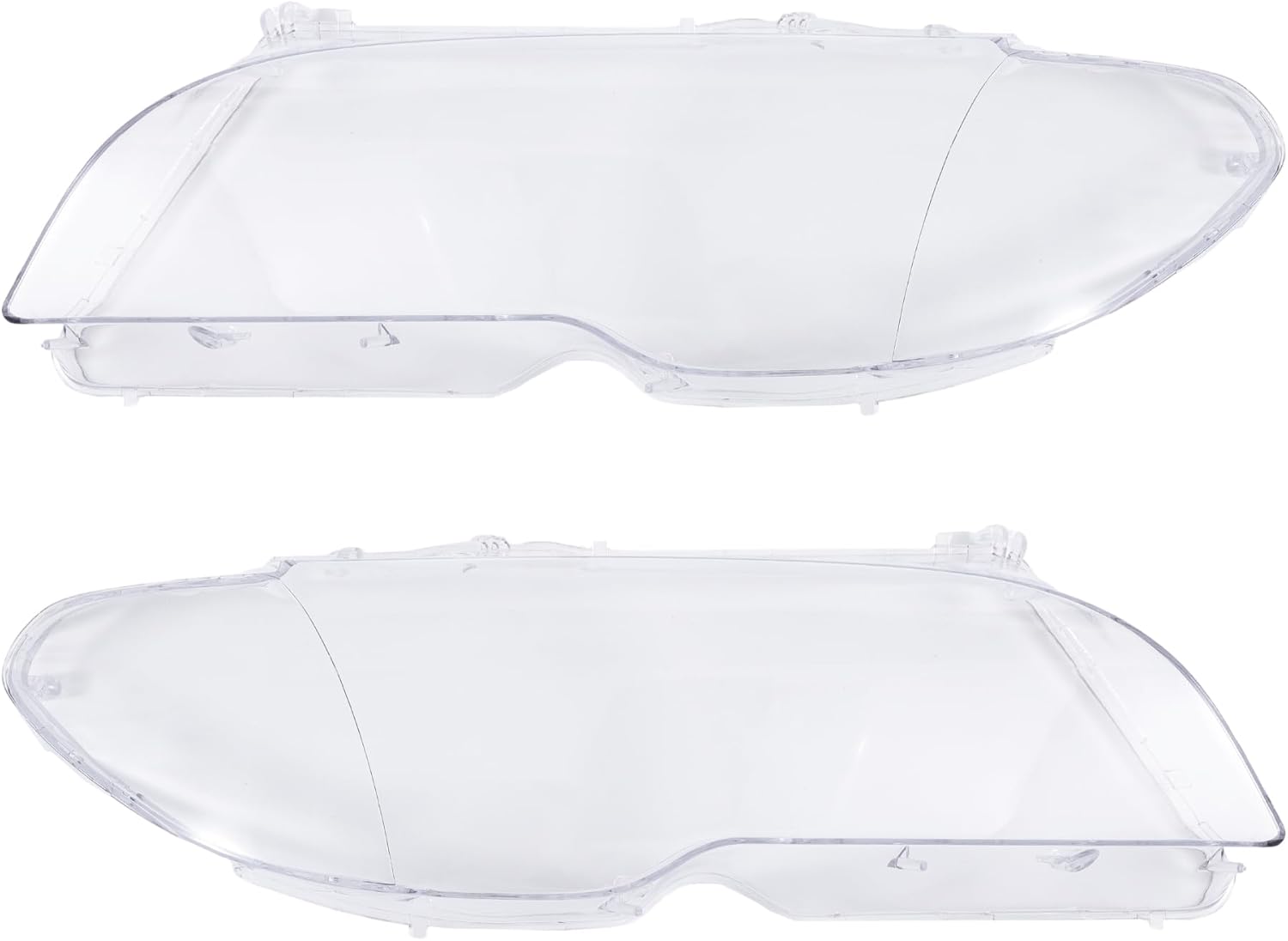 ACROPIX Front Left Right Side Headlight Cover Headlamp Clear Lens Shell Cover Fit for BMW E46 2003-2006 2-Door Coupe No.63127165908 - Pack of 2