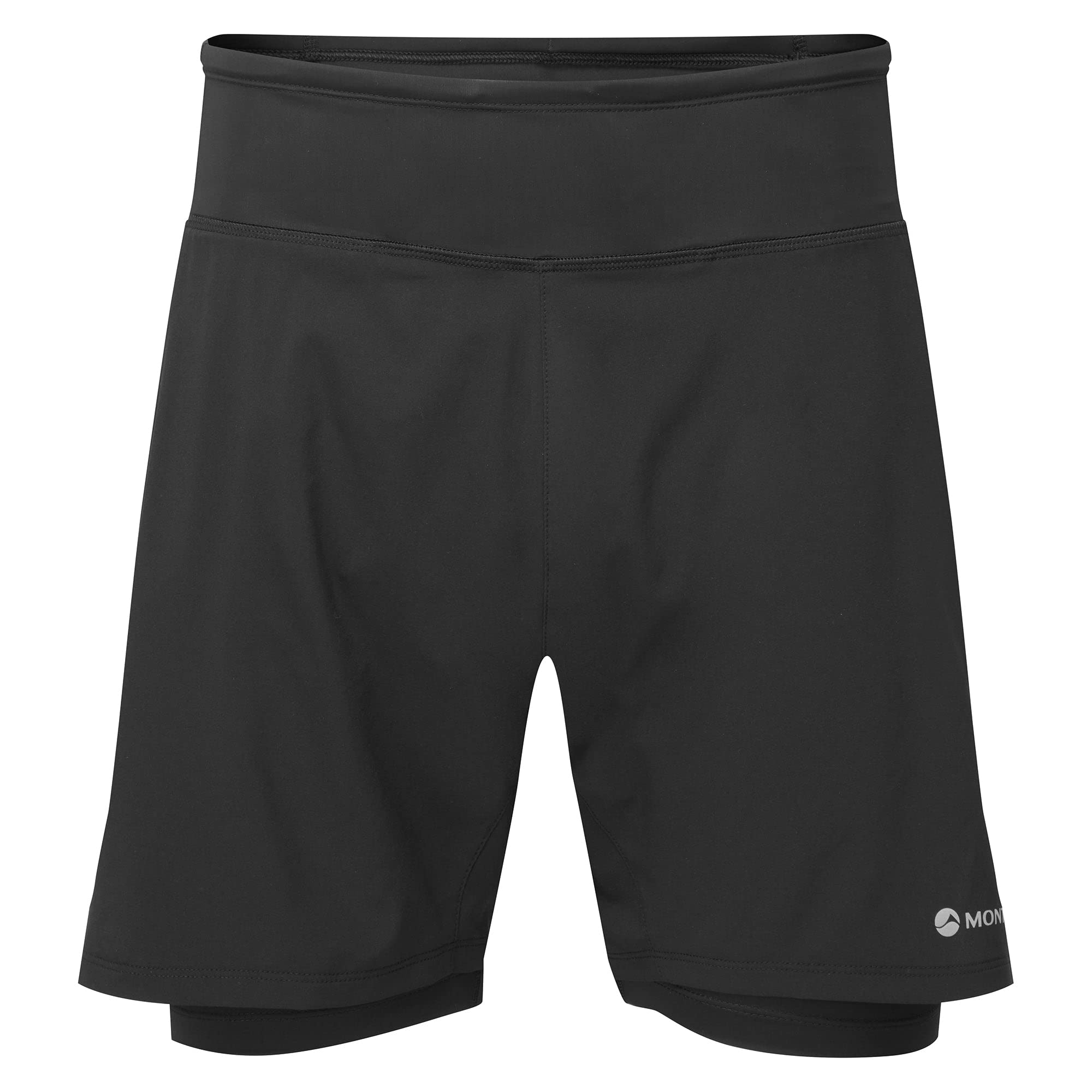 Montane Men's Slipstream Twin Skin Running Shorts Black