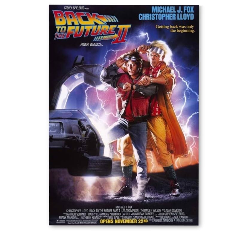 Amazon.co.jp: 映画ポスター バックトゥザフューチャー 2 Back to the 