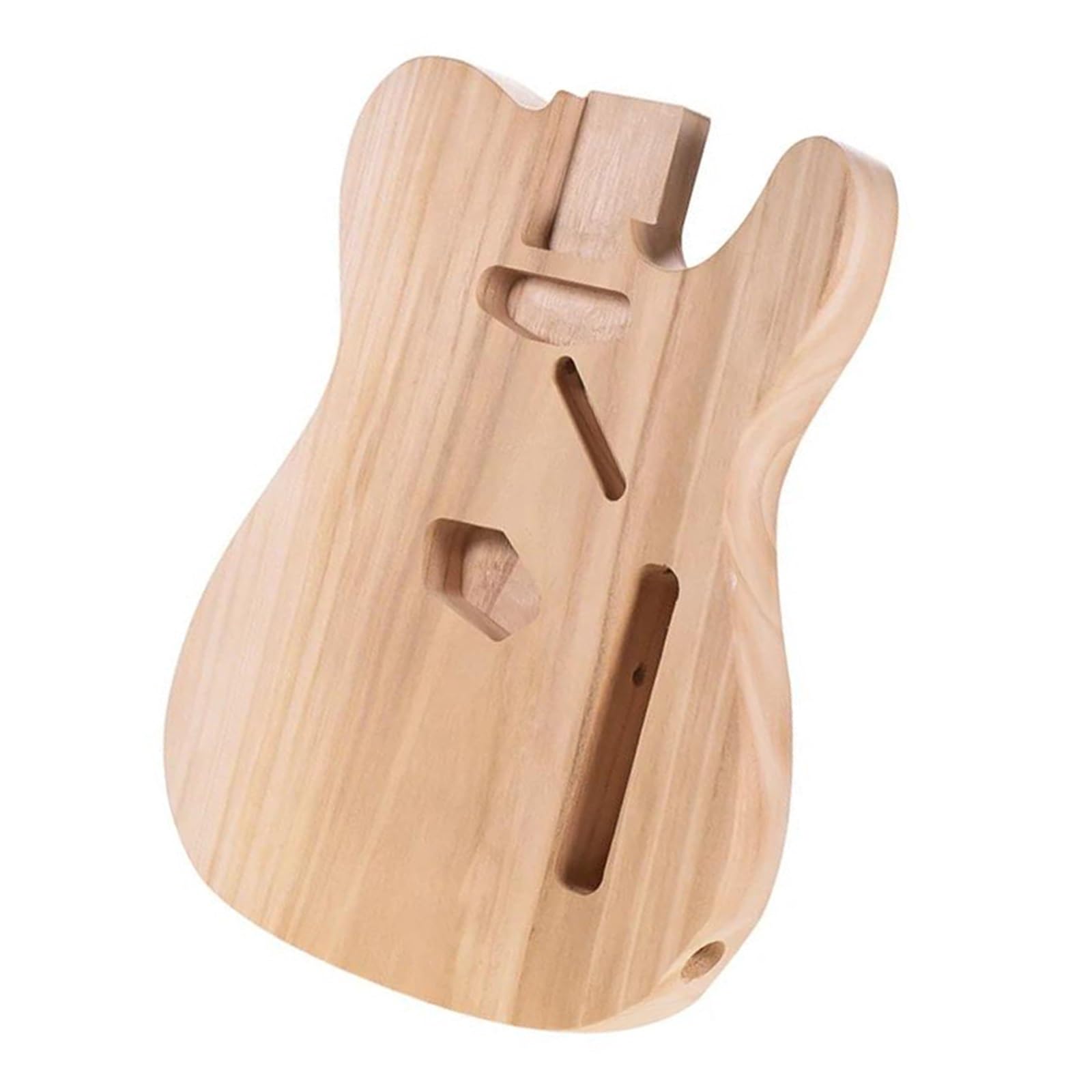 Unfinished Guitar Body Unfinished Electric Guitar Body Sycamore Wood Blank Barrel For DIY Parts