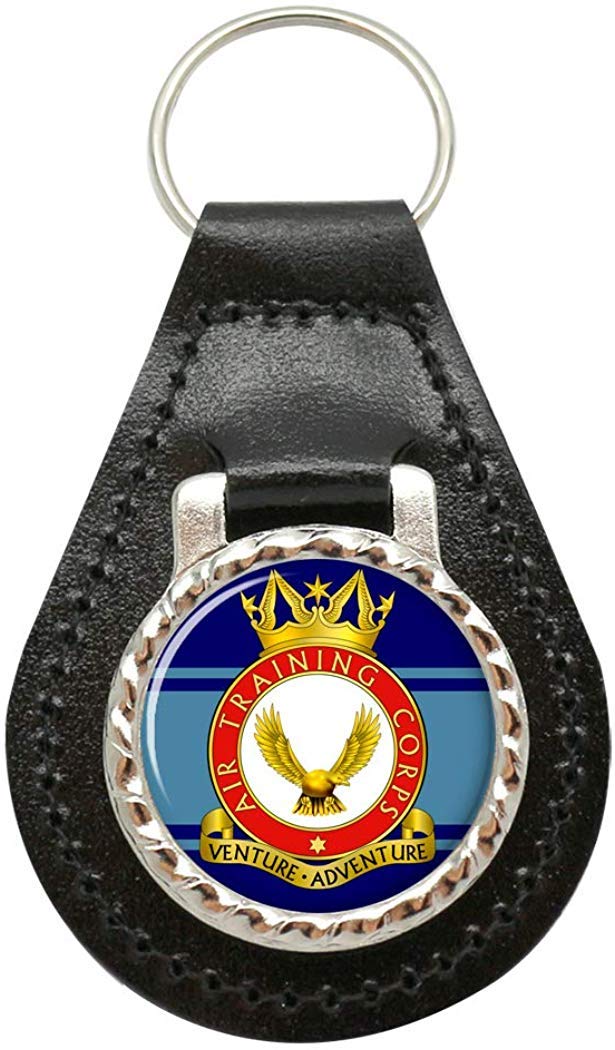 ATC Air Training Corps Leather Key Fob