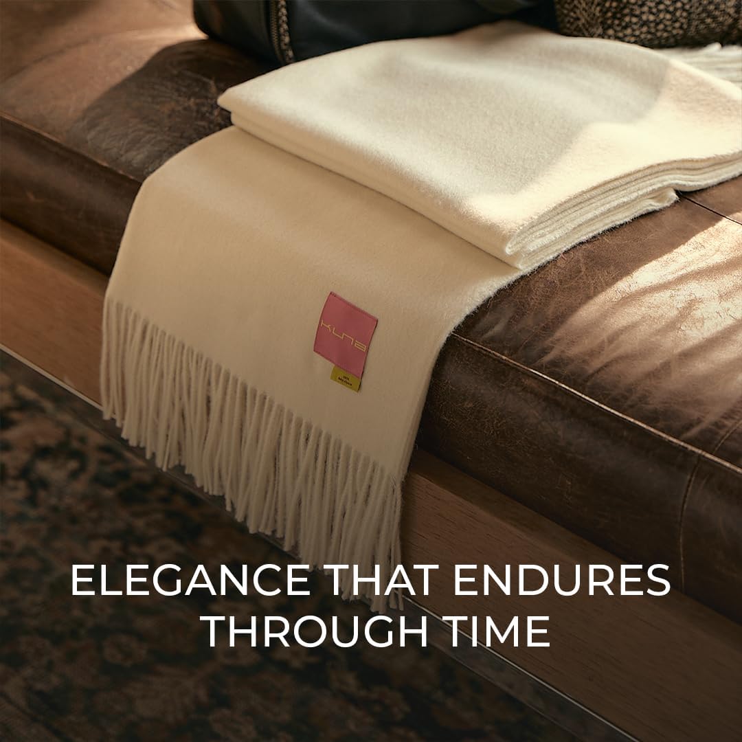 KUNA 100% Pure Baby Alpaca Throw Blanket | Exceptionally Soft, Hypoallergenic, Lightweight & Warm | The Ideal Luxury Gift | Peruvian Heritage - Image 7