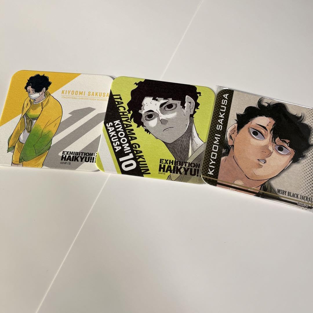 さくさきよおみ コースター 100枚 Amazon.co.jp: ハイキュー