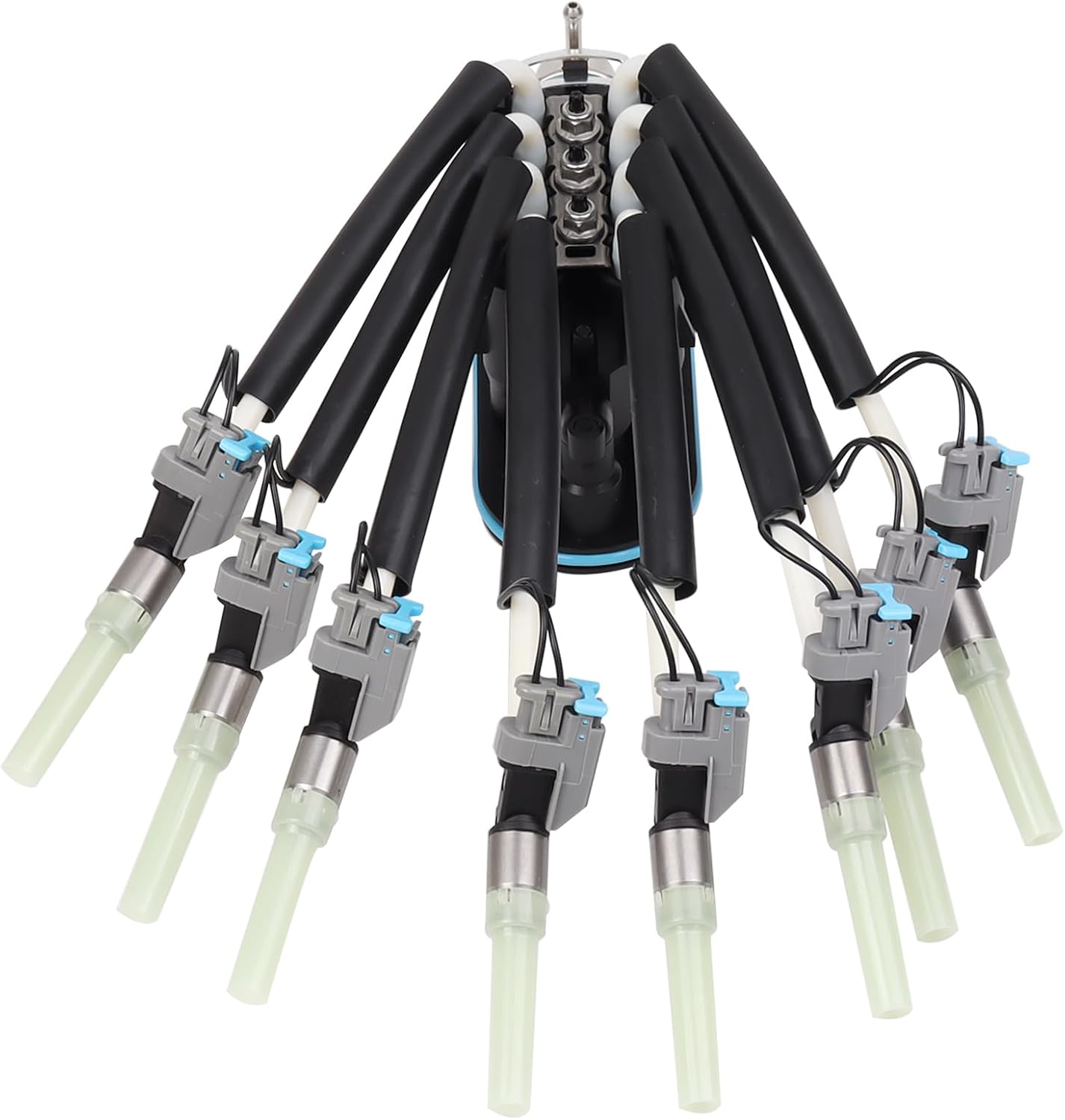 FJ504 Spider Fuel Injector 8 Cylinder Fit for Chevrolet GMC Pickup Truck P30 Suburban Chevy Express 1500 2500 3500, Cadillac Escalade Isuzu NPR V8 5.0L 5.7L Engine, Replace # 93441235 17113295