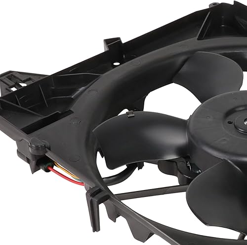 Miniatura 3 de DNA MOTORING OEM-RF-0408 Conjunto de ventilador de refrigeración de radiador de estilo de fábrica compatible con 17-21 Jeep Compass 2.4L