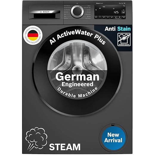 Bosch 9kg 5 Star Front Load Washing Machine