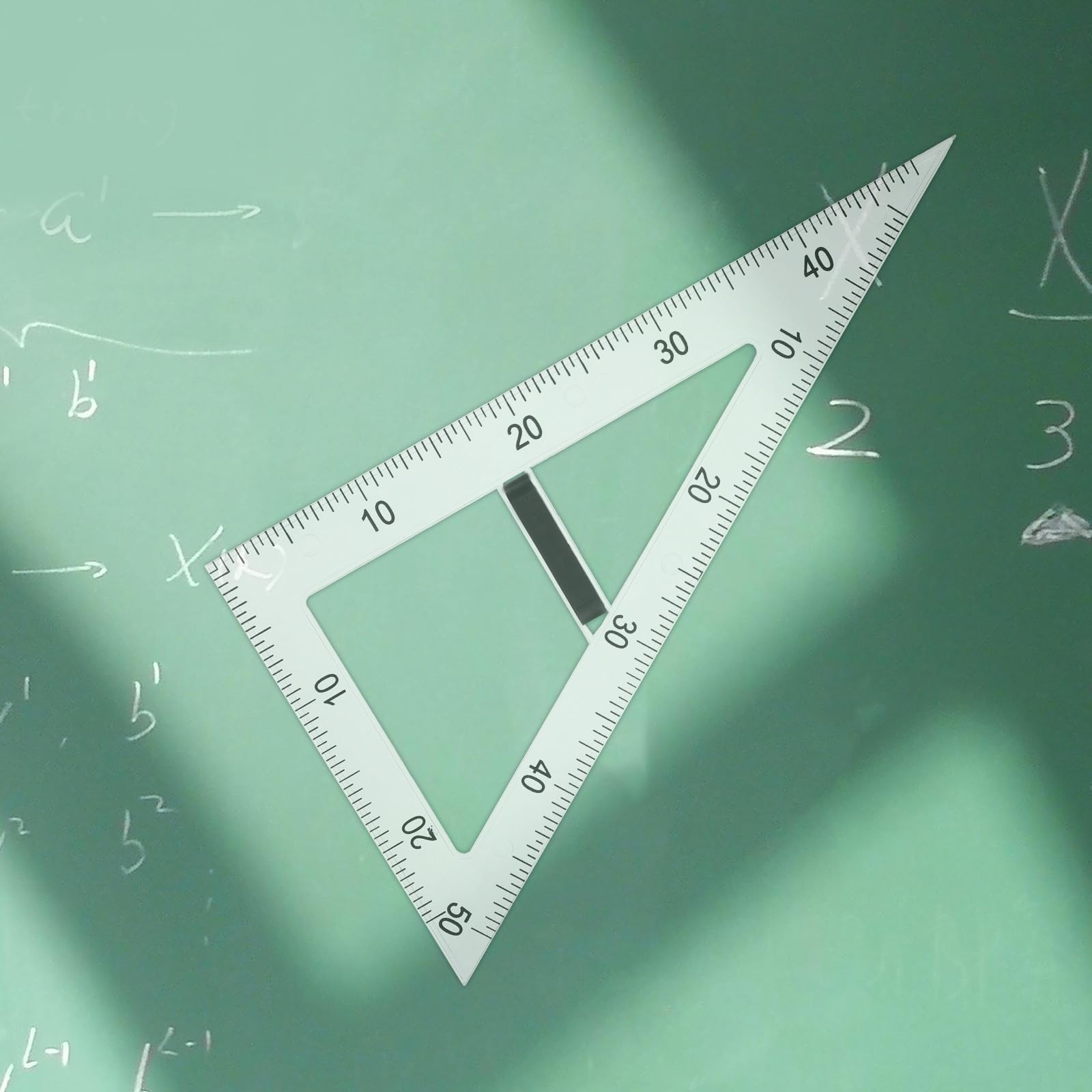 Magnetisches Dreieckslineal aus Abs Kunststoff für Mathematik und Physik mit Transparentem Material und Vielseitigen Zeichenfunktionen im Unterricht