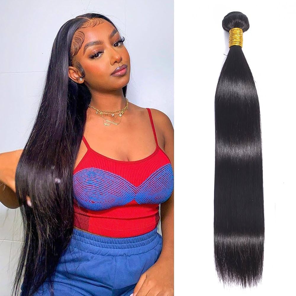 Amazon.com : Veravicky Straight Bundles Human Hair 100