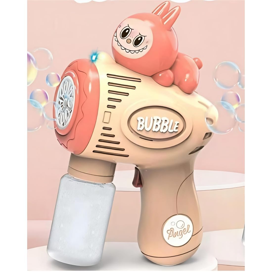 Rabbit Bubble Gun for Kids | Automatic Bubble Shooter with LED Lights | Bubble Blower Machine for Outdoor Play, Birthday Parties & Summer Fun | Pink-image-14