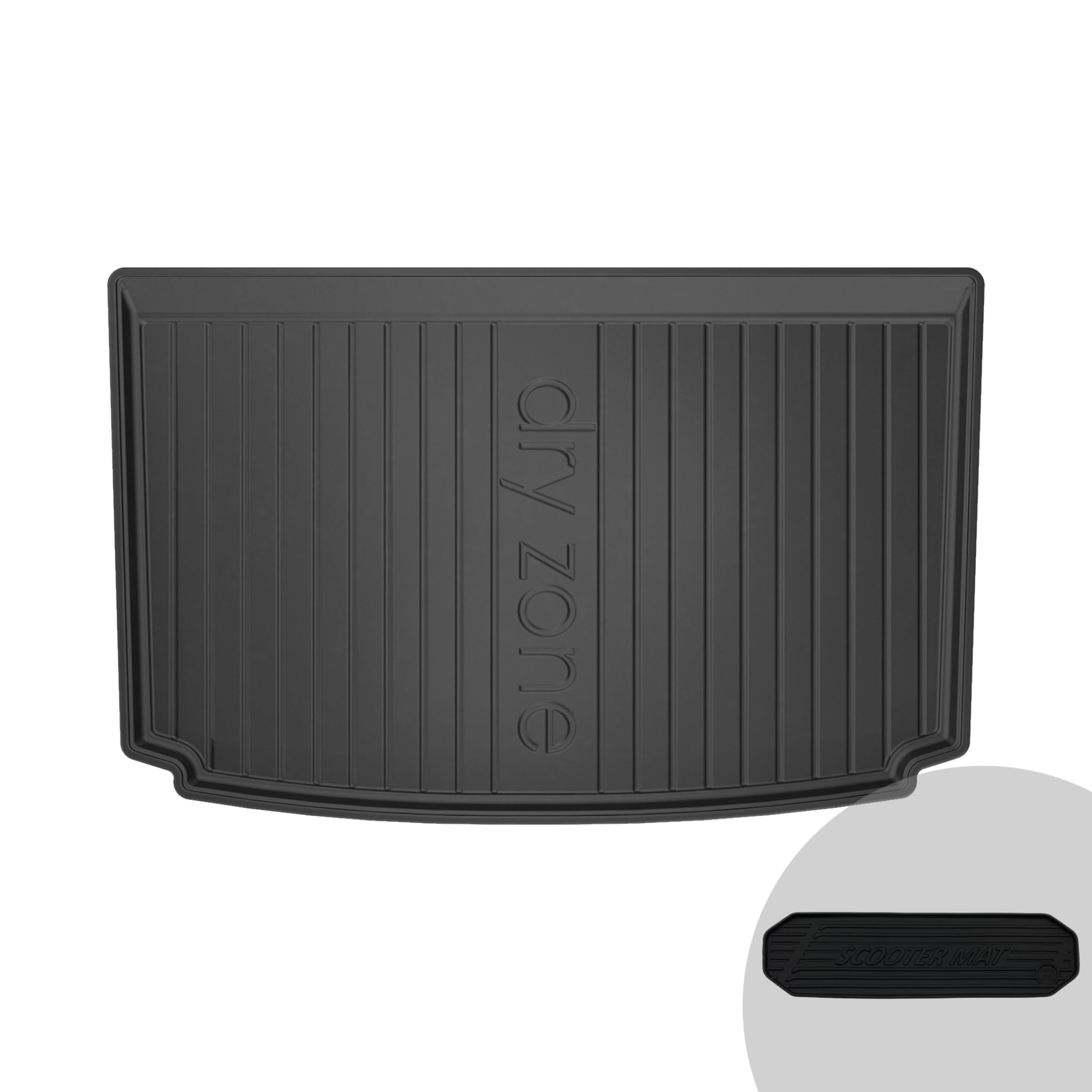 FROGUM DryZone Alfombrilla de Goma cubeta Maletero para Kia Niro EV II Depuis 2022 | Borde Alto | para Todo el año | Al tamaño