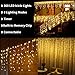 Toodour Christmas Icicle Lights Outdoor, 360 LED 29.5ft 8 Modes Fairy Icicle String Light with 60 Drops, Led Christmas Lights Twinkle for Holiday, Party, Wedding, Eaves, Xmas Decorations (Warm White)