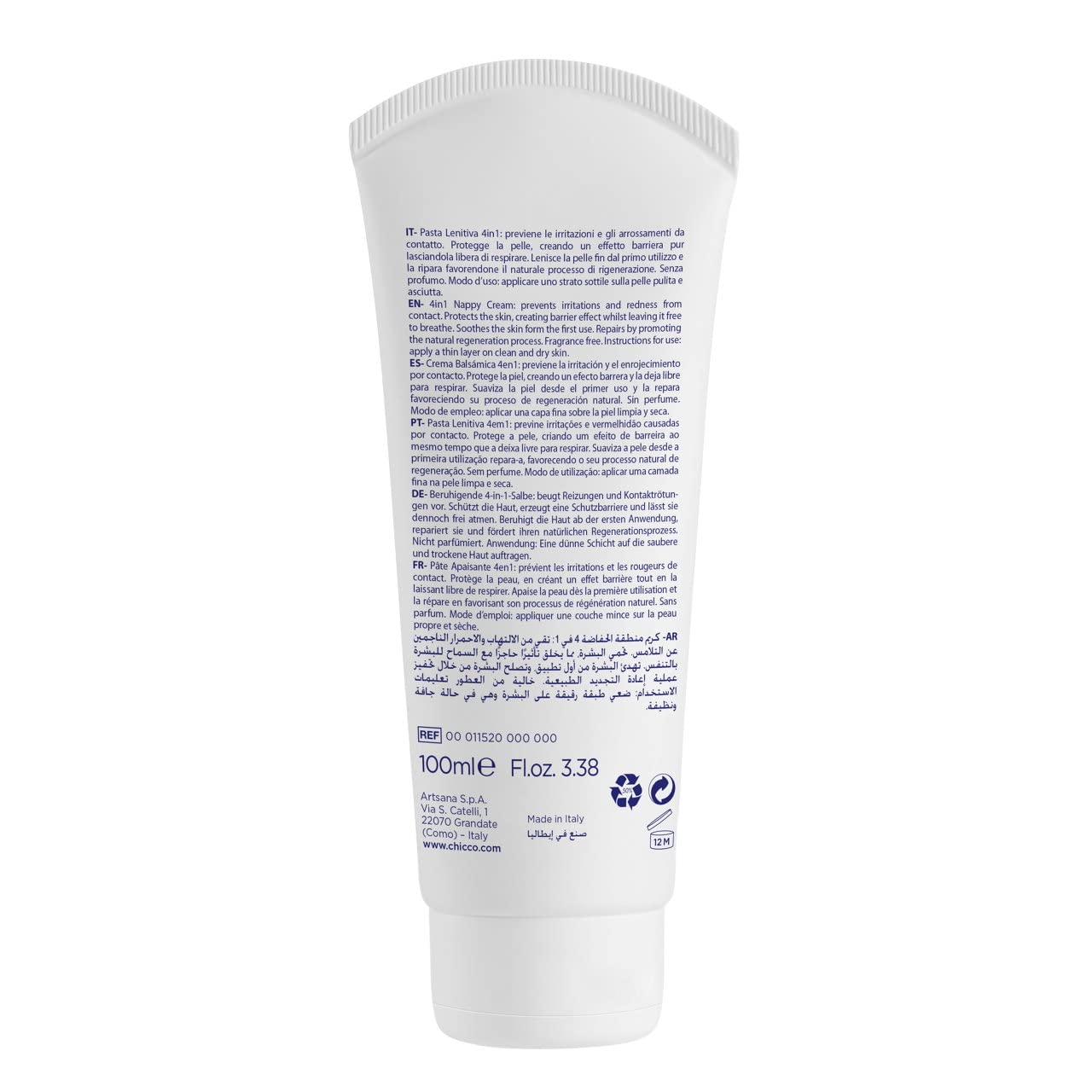 CHICCO Natural Sensation zestaw kosmetyków z kąpielą bez łez szampon 200 ml i kojąca pasta 100 ml dla dzieci, zestaw zmian, pomysł na prezent