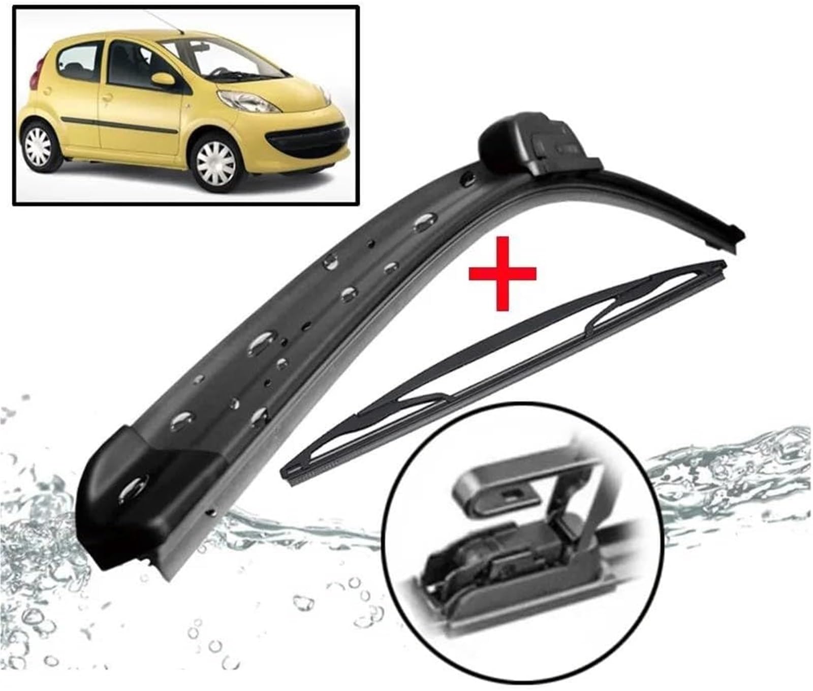 limpiaparabrisas Escobillas limpiaparabrisas para Peugeot delanteras y traseras Limpiaparabrisas de coche