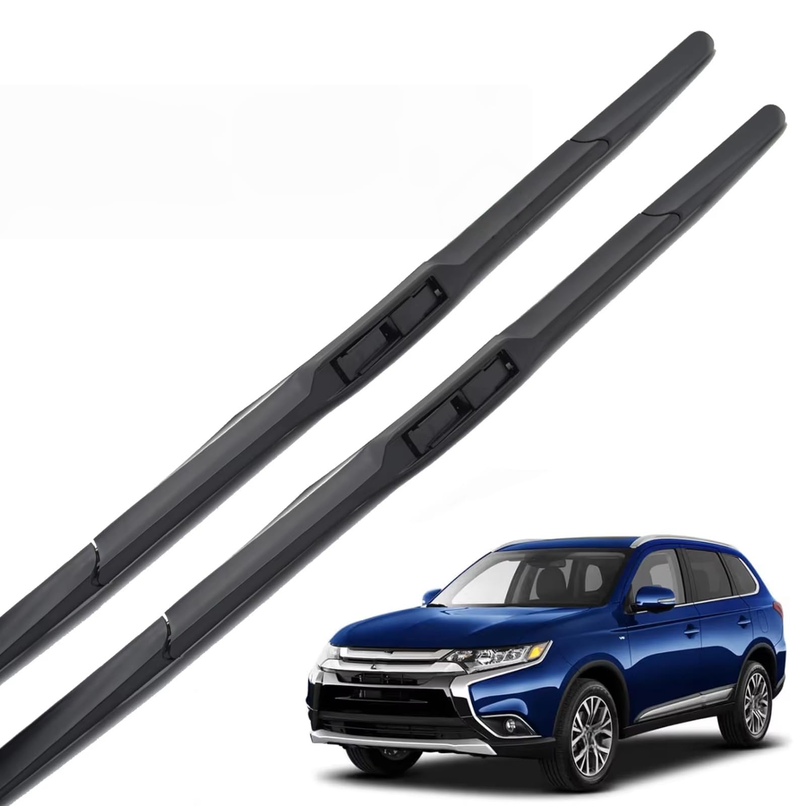 Balais d'essuie-glace Mitsubishi Outlander 3 GF GG 2012-2020 kit avant caoutchouc 26 18 pouces