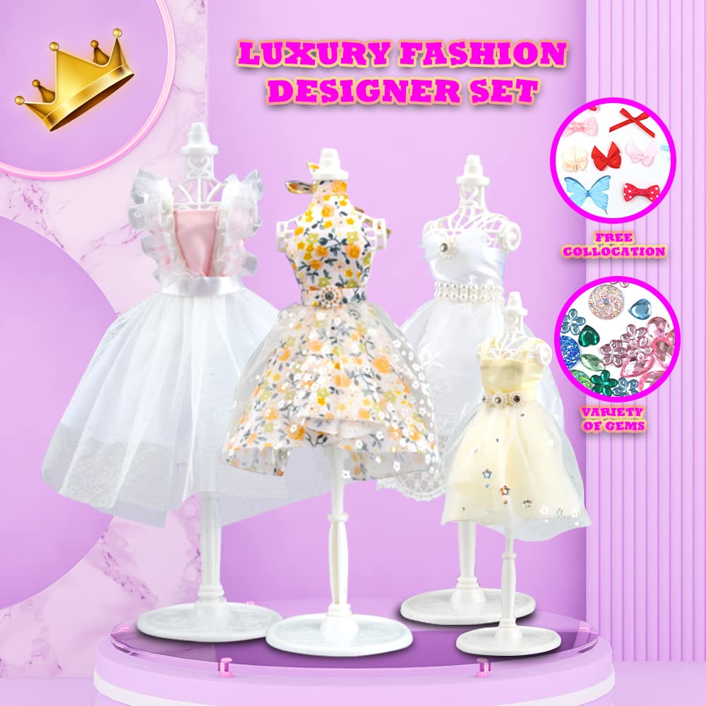 Kit De Costura Dress Your Doll Vervaco Para Muñecas De 30cm - Incluye Telas Con Patrones, Ideal Para Niñas Principiantes