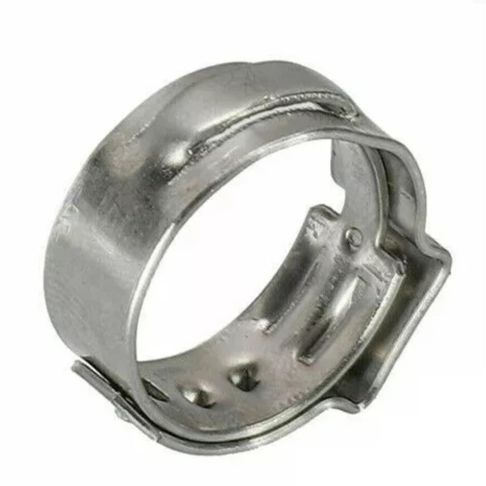 100-teiliges Einohr-Schlauchschellen-Set aus Edelstahl (5,3–15,3 mm) – langlebige Kraftstoffrohrschellen for Haushaltsgeräte und Kraftstoffleitungen