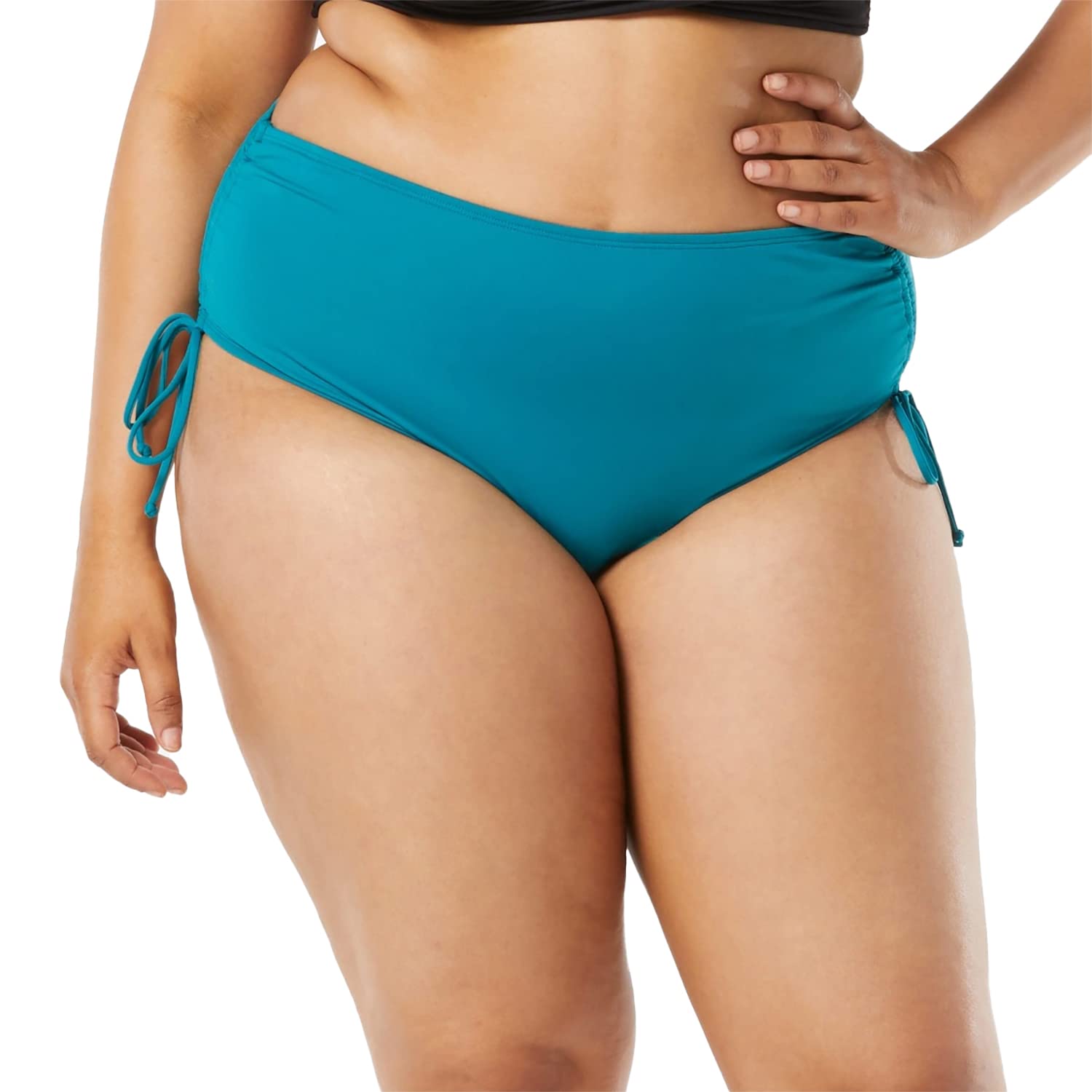 BEACH HOUSEPlus Size Hayden Side Tie Bikini Bottom — High Waisted Swimsuit Bottom