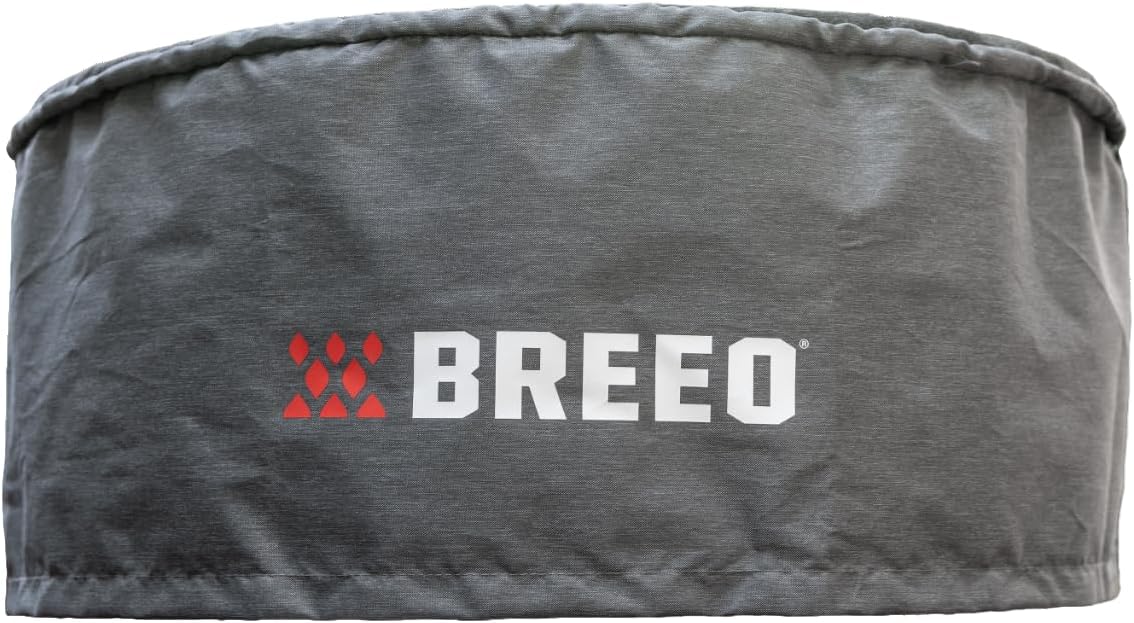 Breeo X Series Fire Pit Cover for X19 (22") - Round Fire Pit Cover - Marine Grade Water-Resistant Cover w/ anti-sag support - Durable Fire Pit Shelter