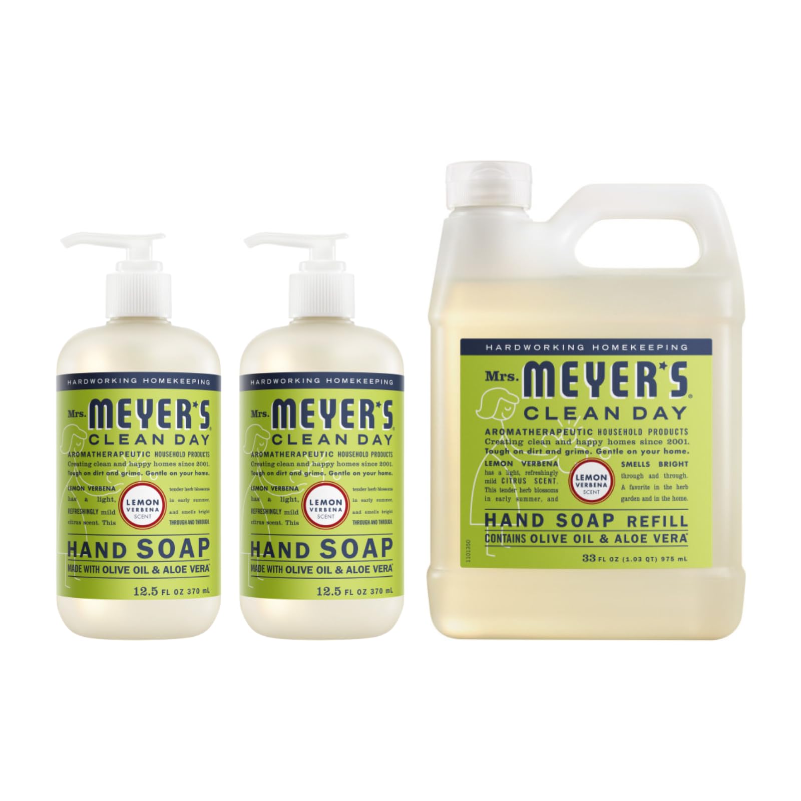 Mrs. Meyer's Clean Day Lemon Verbena Liquid Hand Soap Refill