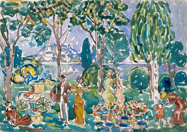 Tableau le parc Prendergast Impression d'art pour Illuminer un Mur Sombre