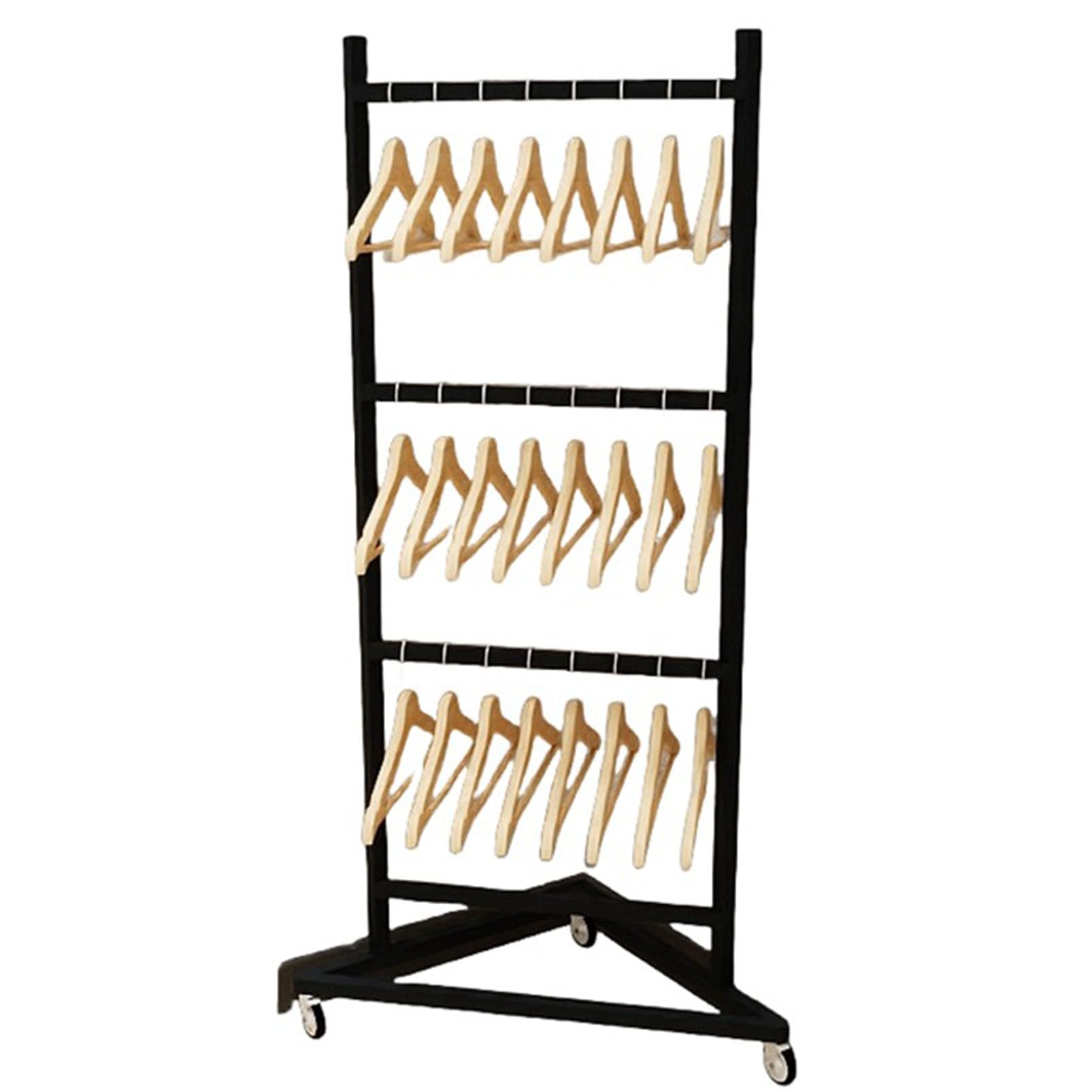 Support de rangement de cintres pour placard afin de libérer de l'espace et ranger sa maison