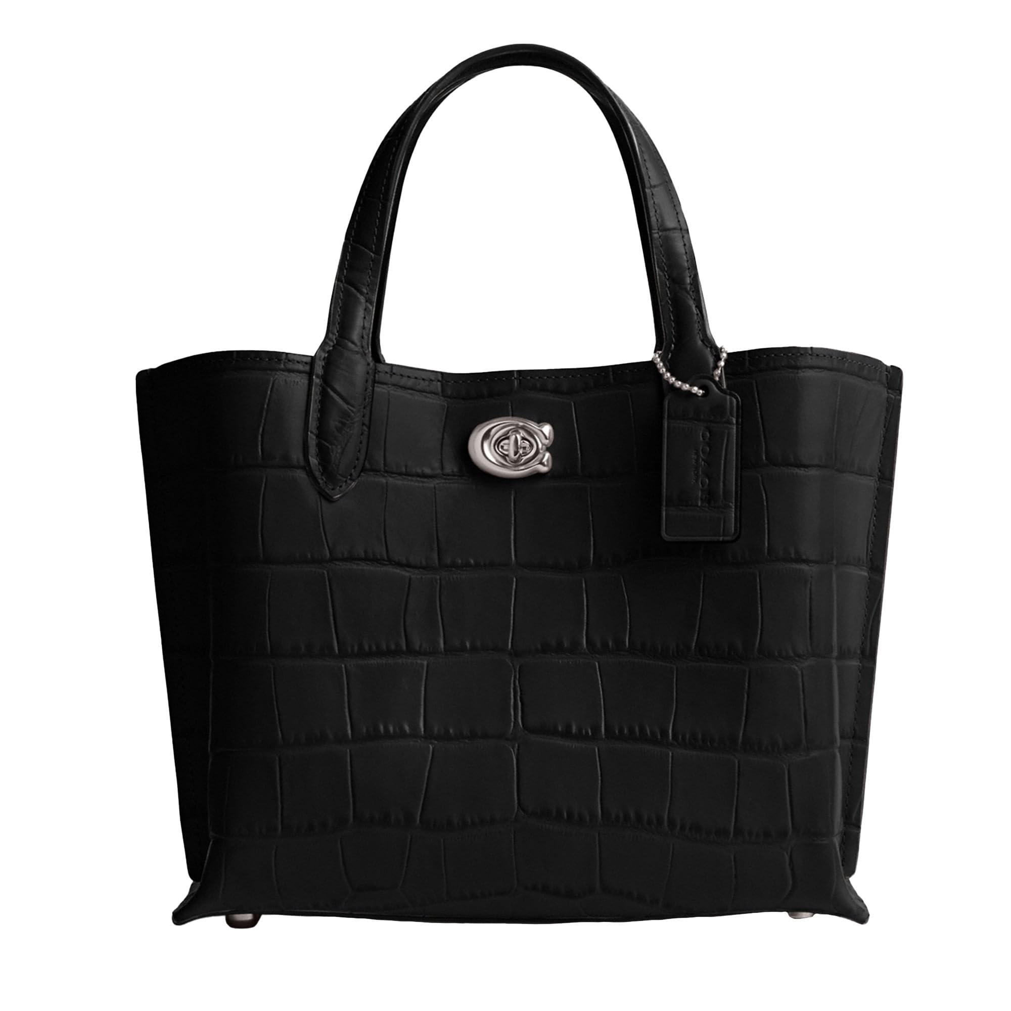 Coach Embossed Croc Willow Tote 24