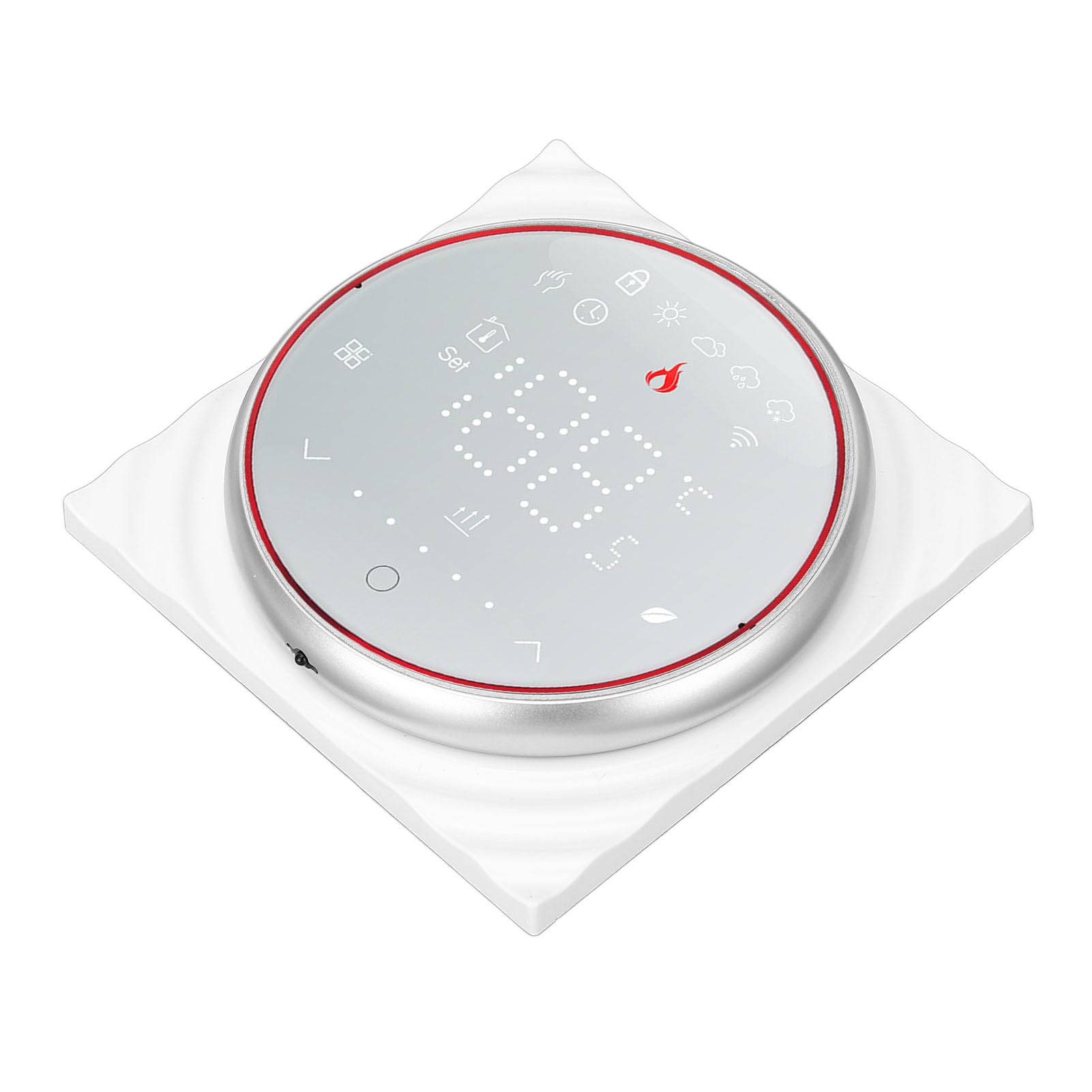 Termostato per Casa Intelligente, Display LED, Controller Programmabile per Riscaldamento a Pavimento, Controllo Accurato della Temperatura, Efficienza Energetica con Design