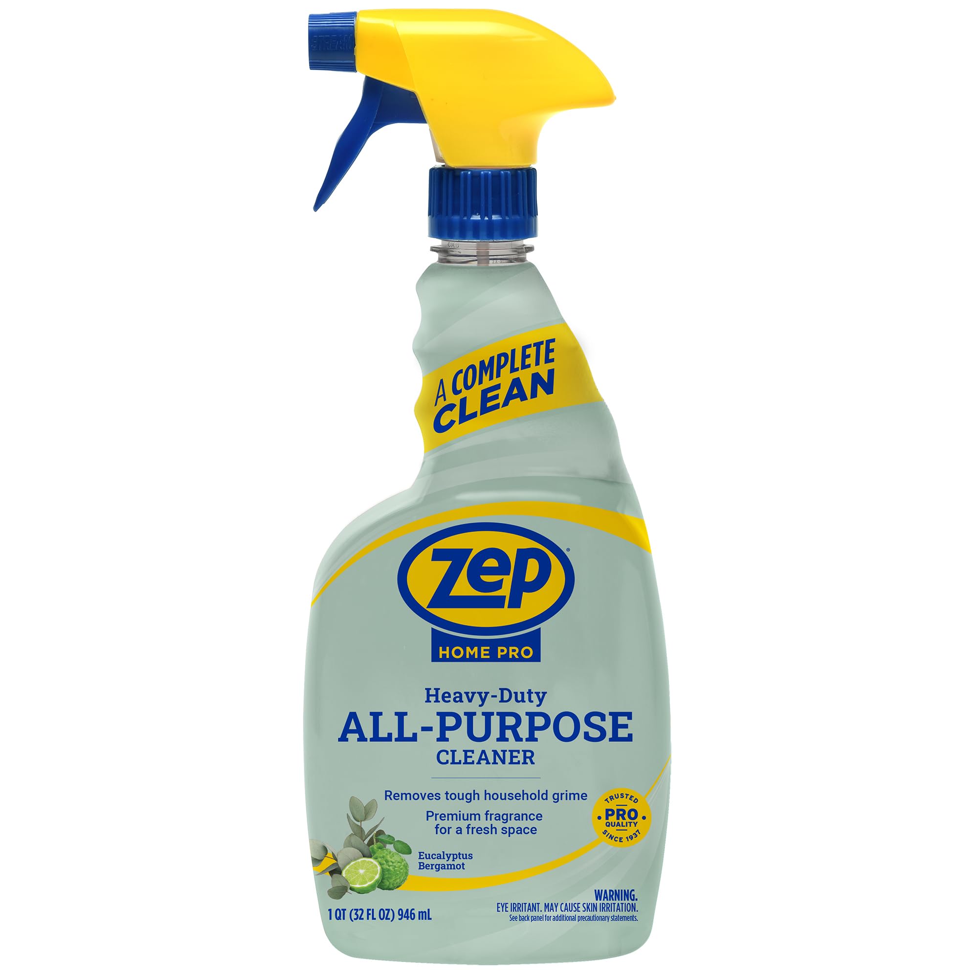 Zep Home Pro Heavy-Duty All-Purpose Cleaner - 32 oz (Pack of 1) R61506 - Removes tough grime from multiple indoor surfaces like counters & floors