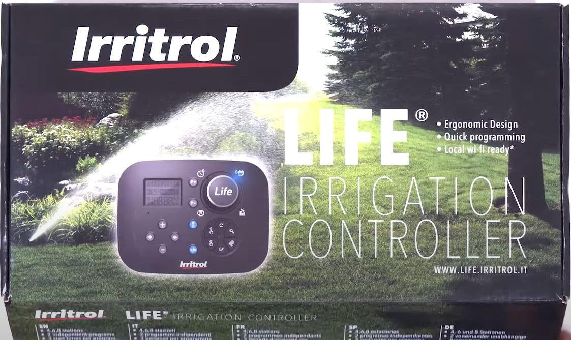 Suinga Programador de riego eléctrico 220V Life 4 Estaciones | Uso con Electroválvulas de 24V de Cualquier Marca