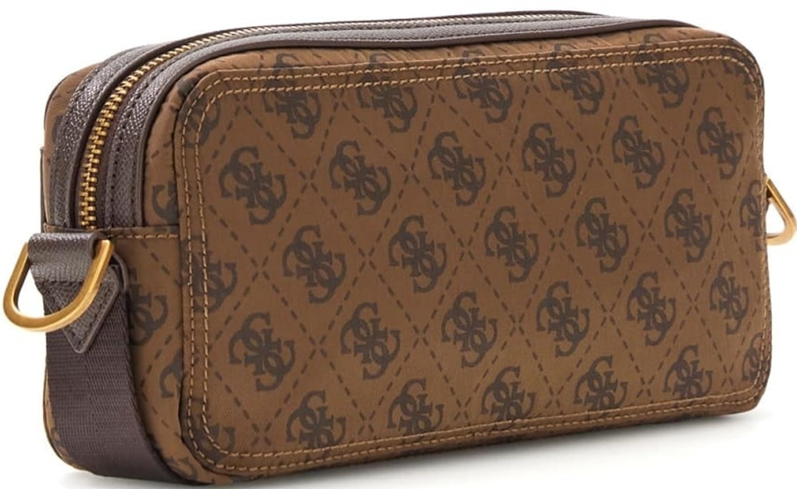 GUESS borsa a tracolla borsa da polso Berlin Camera Bag Coffee marrone