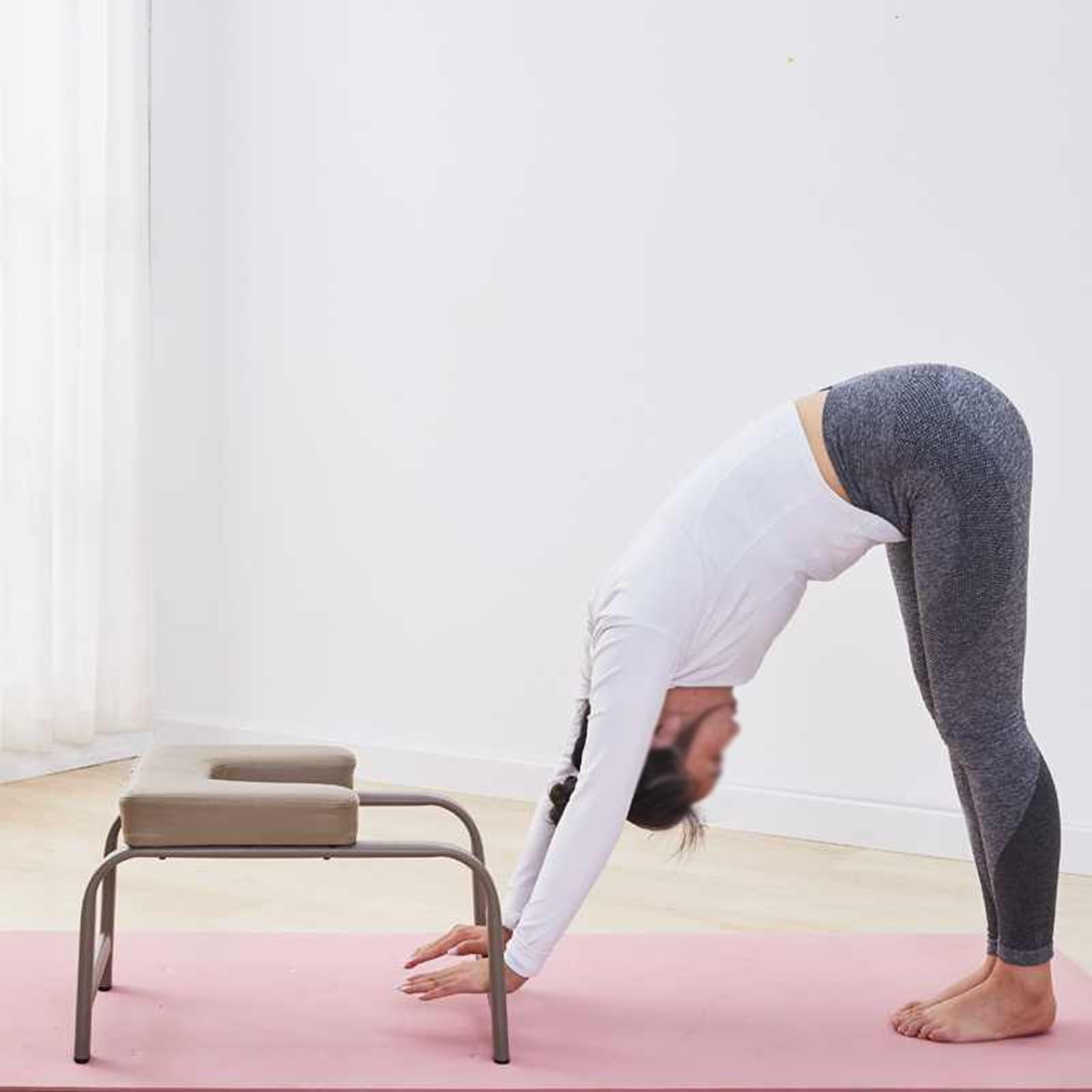 Sedia For Inversione Yoga, Sgabello For Verticale, Portata 150 Kg, Spessore Spugna 6 Cm, For Allenamento Fitness E Equilibrio