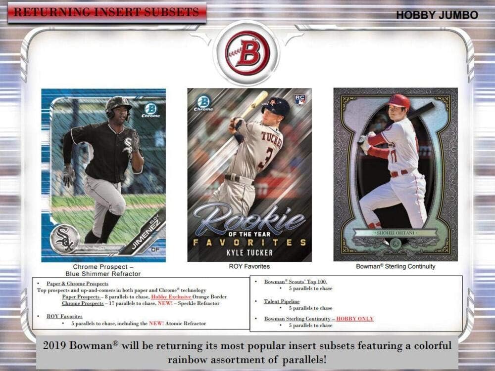 2019 Bowman Baseball HTA Hobby Jumbo 12 Pack BOX (Factory Sealed)(Random)
