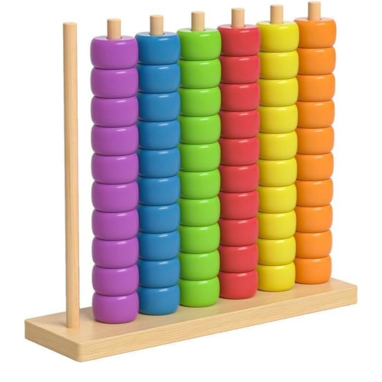 Giant Colour Stack Challenge Game, Color Stack Game with Box, Two-player quick match strategy competition, for Family and Party Tabletop Puzzle Games (Large)