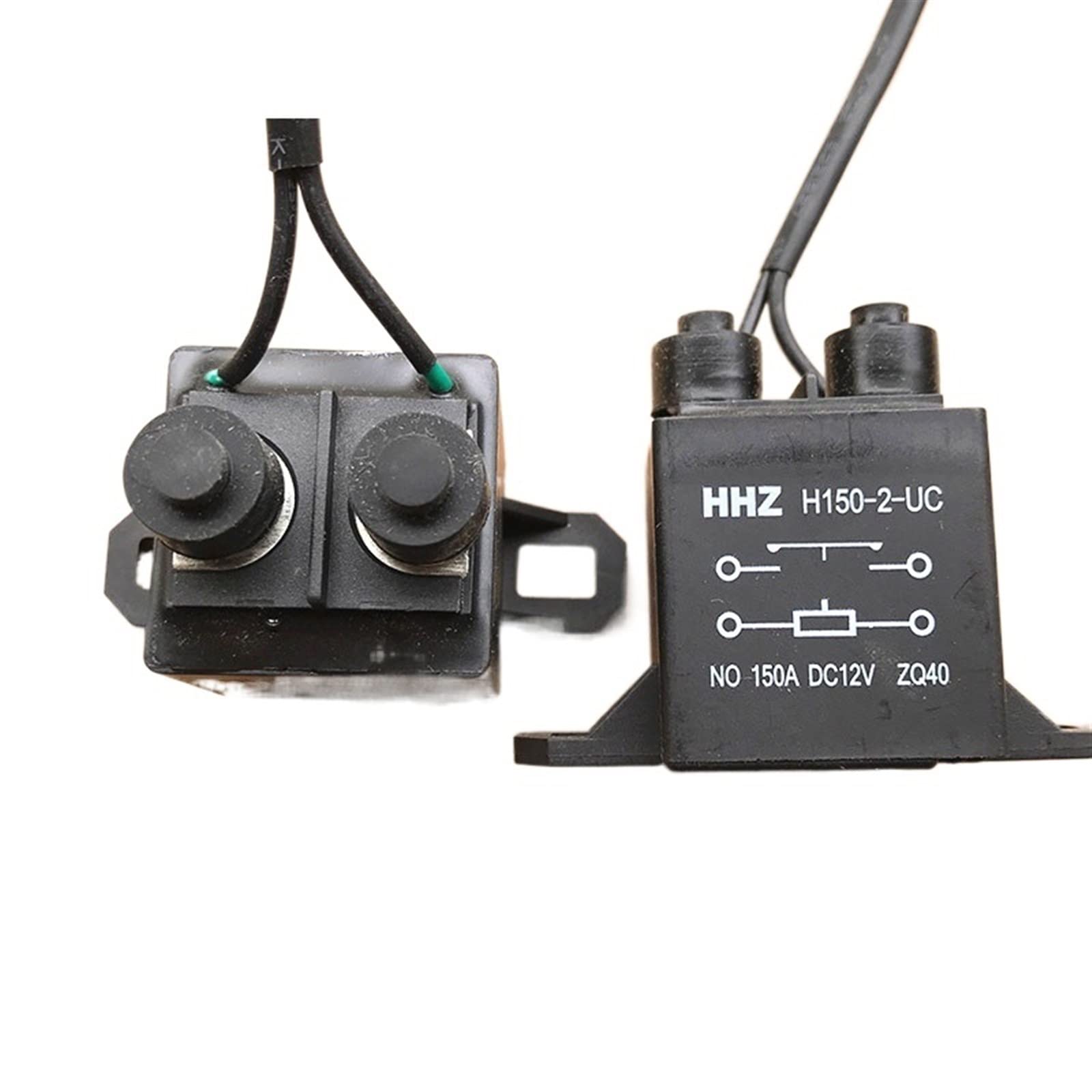 JEMITA 1pcs New Energy Electric Vehicle high Voltage DC Contact Relay HHZ H150-2-UC 12V 150A