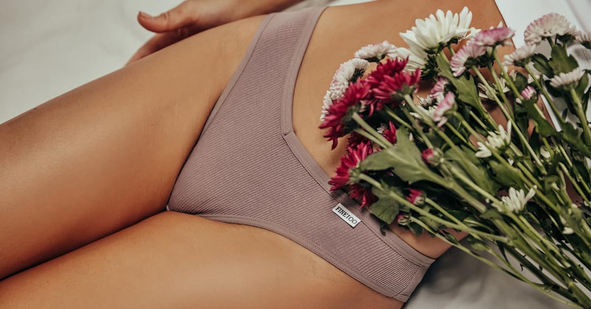 FINETOO Womens Underwear Cotton Bikini Rib Cheeky Panties Sexy V-shaped Waistband Hipster - Image 5