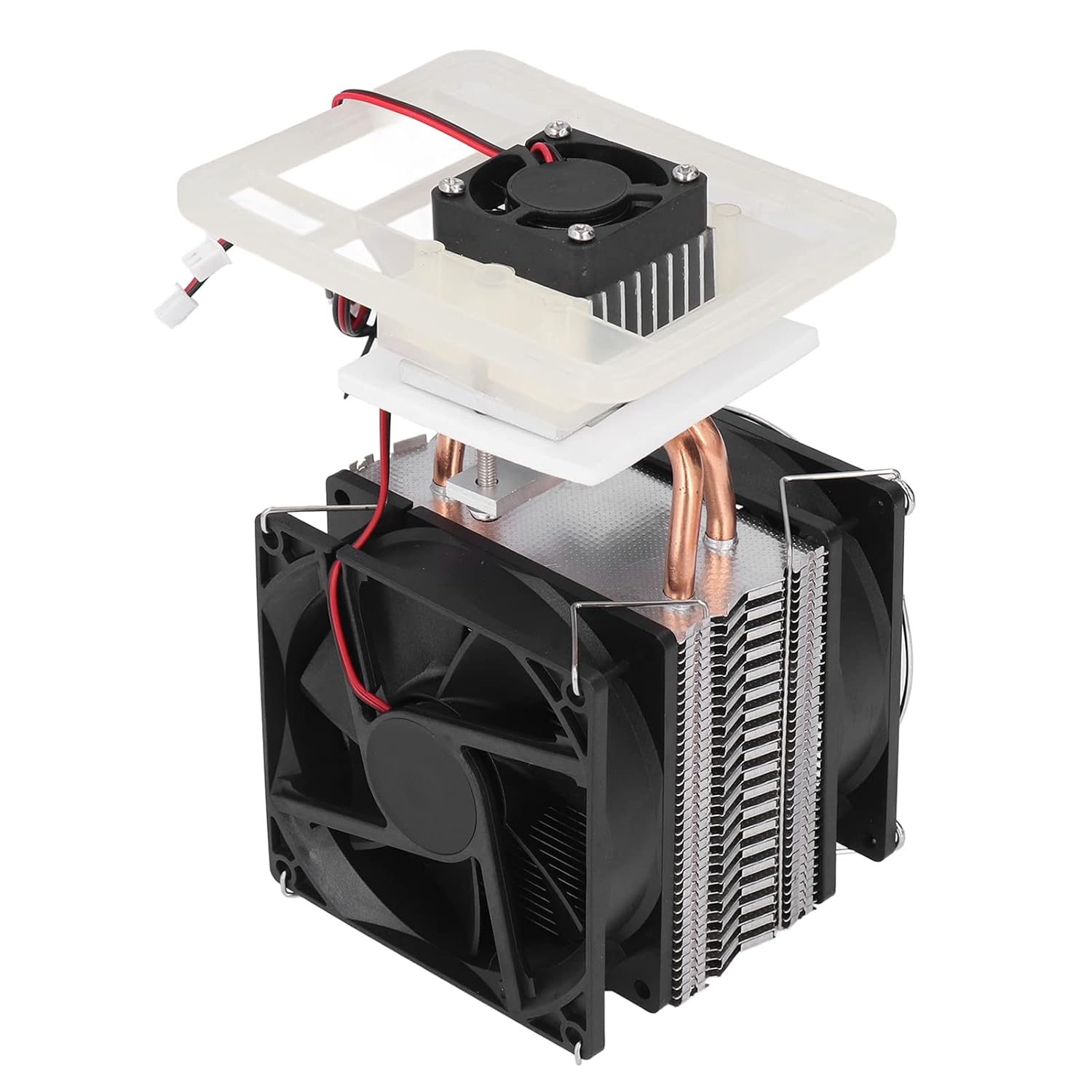 6A 12V 72W Semiconductor Cooler Air Cooled Thermoelectric Cooler Compact Refrigeration Module for Small Space Cooling