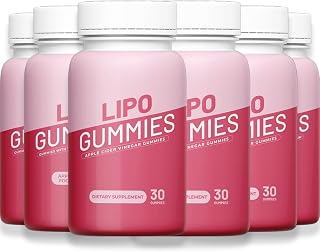 Lipo Gummies - Official ACV Premium All Natural Gummys for Metabolism and Health Support, Apple Cider Vinegar Advanced Formula, Keto BHB Blend for Weight Management, 180 Gummies for 6 Months