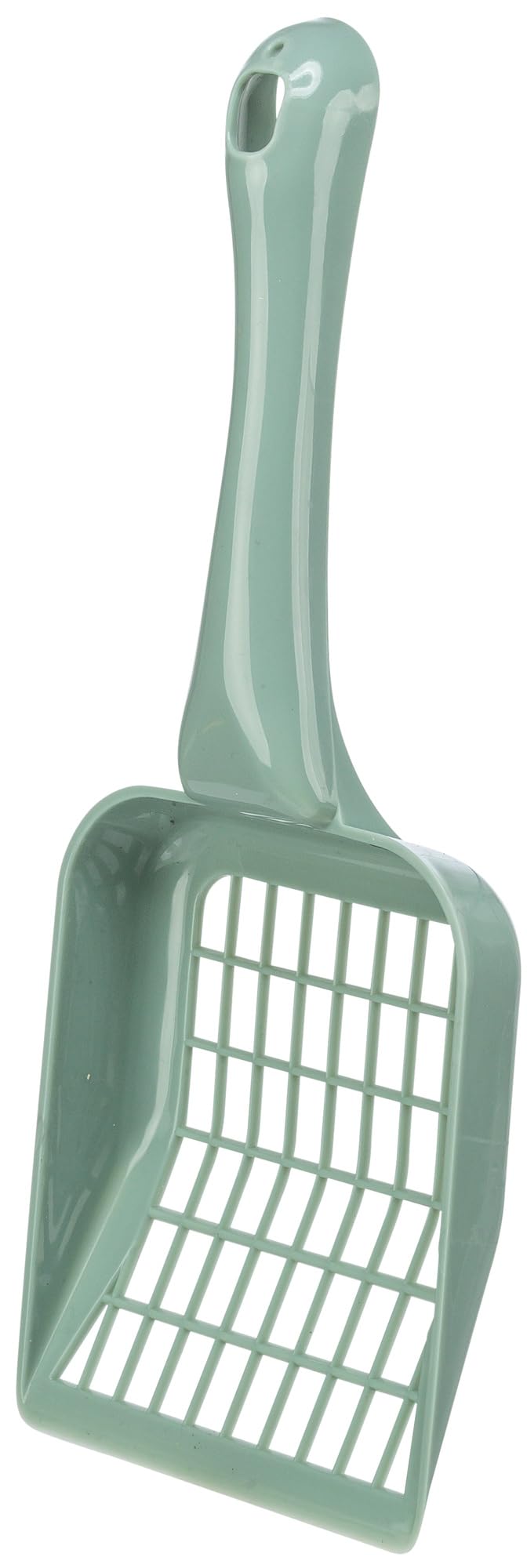Trixie Medium Cat Litter Scoop - Quick Cleaning, Recycled Plastic, Hanging Hole - Grey